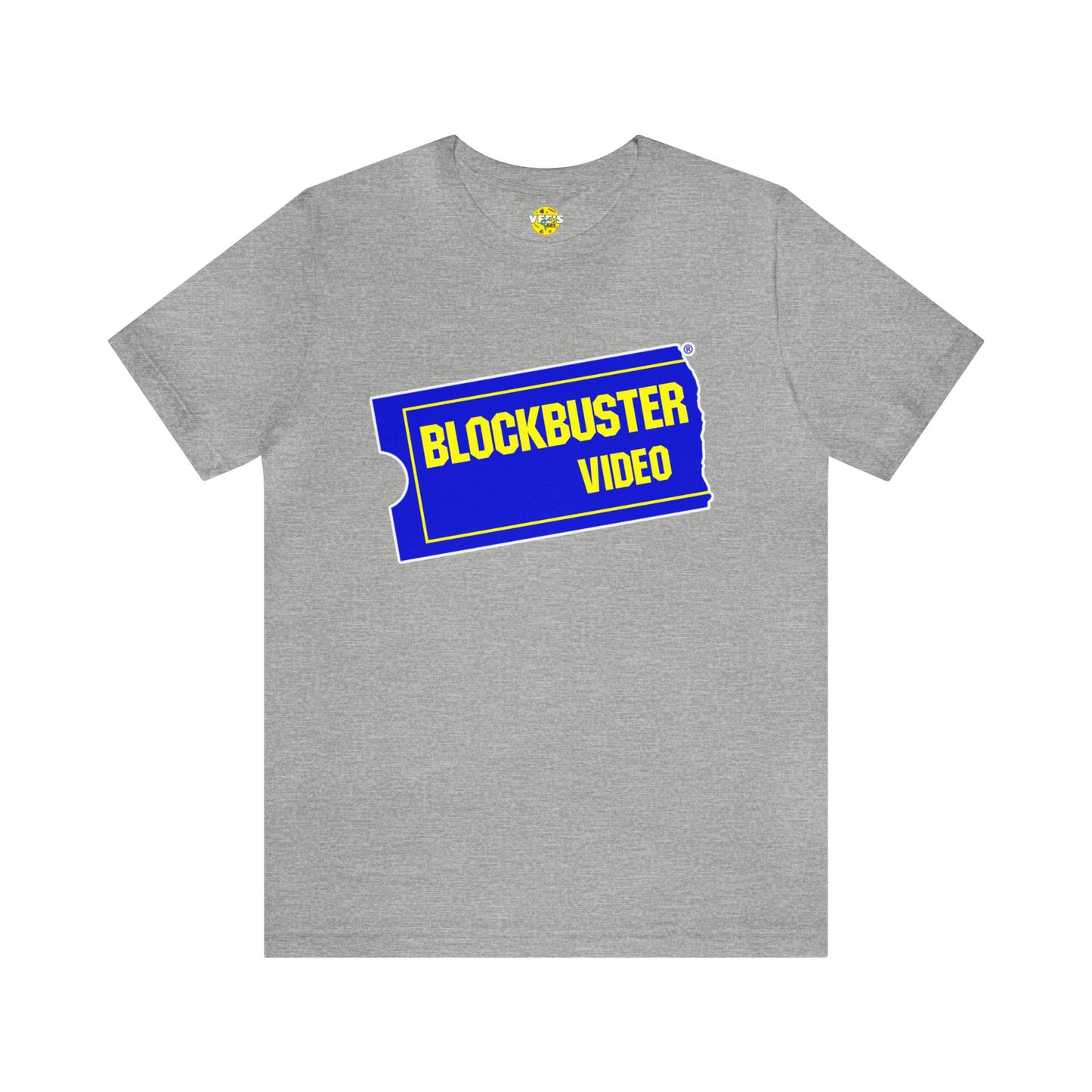 Blockbuster Video Nostalgia Short Sleeve T-Shirt - Retro 90s Video Store Logo Shirt