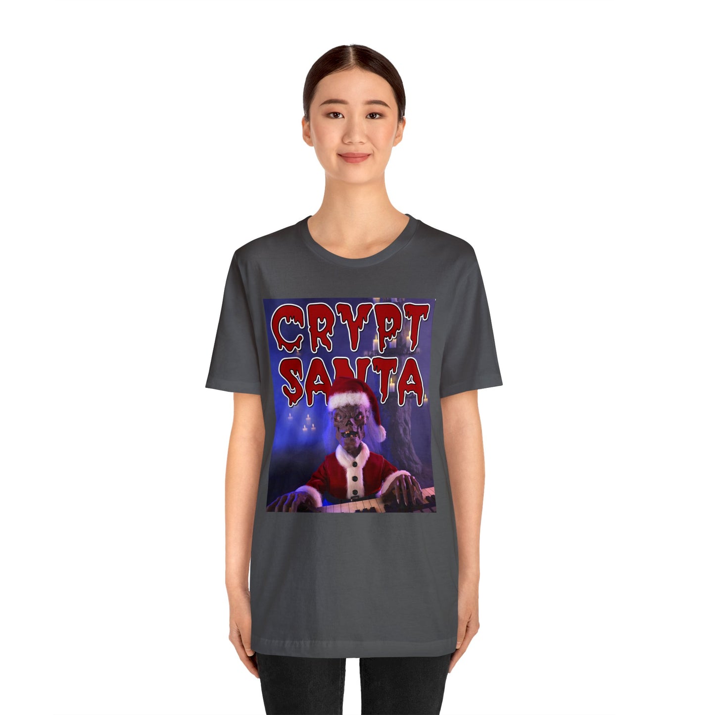 Crypt Keeper Christmas Santa Claus tshirt - Christmas Crypt Keeper Santa Claus tshirt - Horror character Santa Claus tshirt