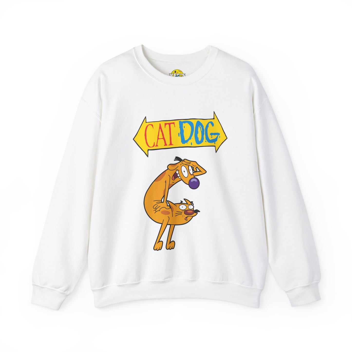 90s Nostalgia Sweatshirt - 90s TV Cartoon Shirt - CatDog Retro Cartoon Sweater - 90s Nick Cartoon Sweatshirt - Classic 90s Animation