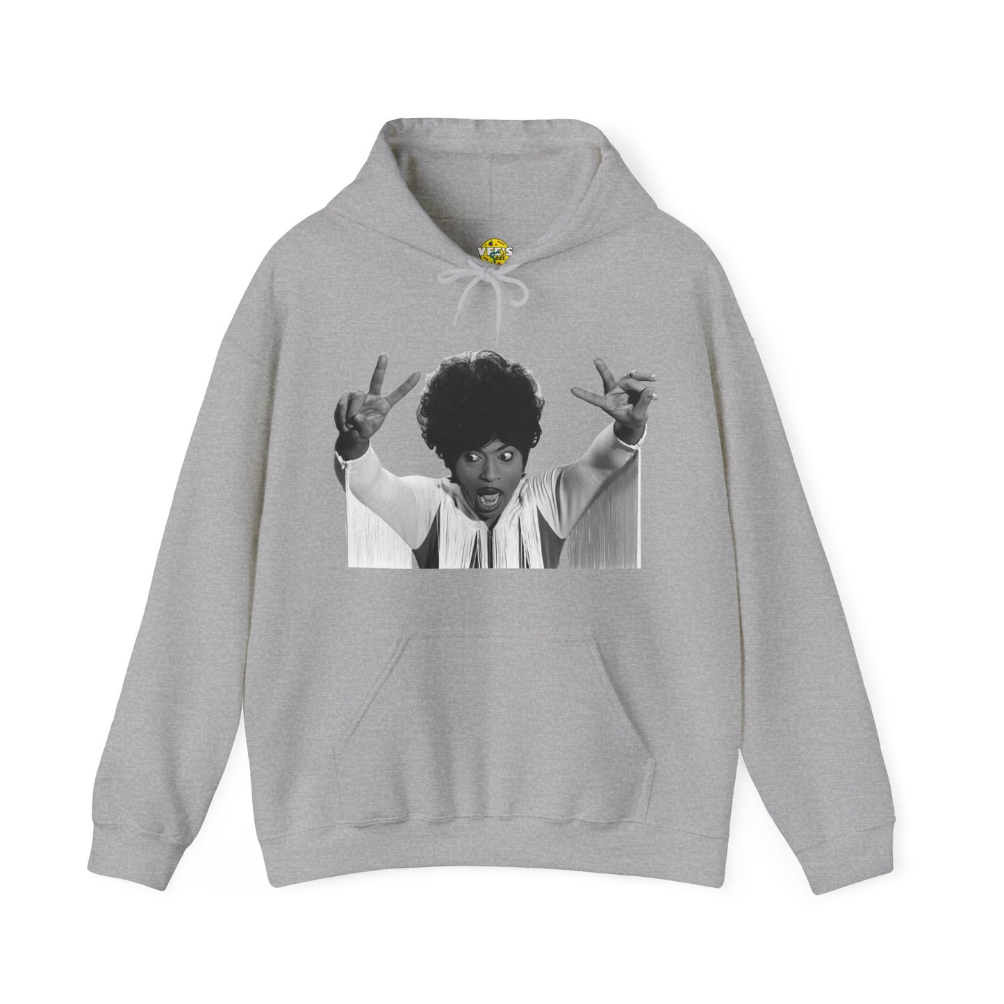 Little Richard Peace Signs Hoodie, Retro Music Legend Sweatshirt, Vintage Pop Culture