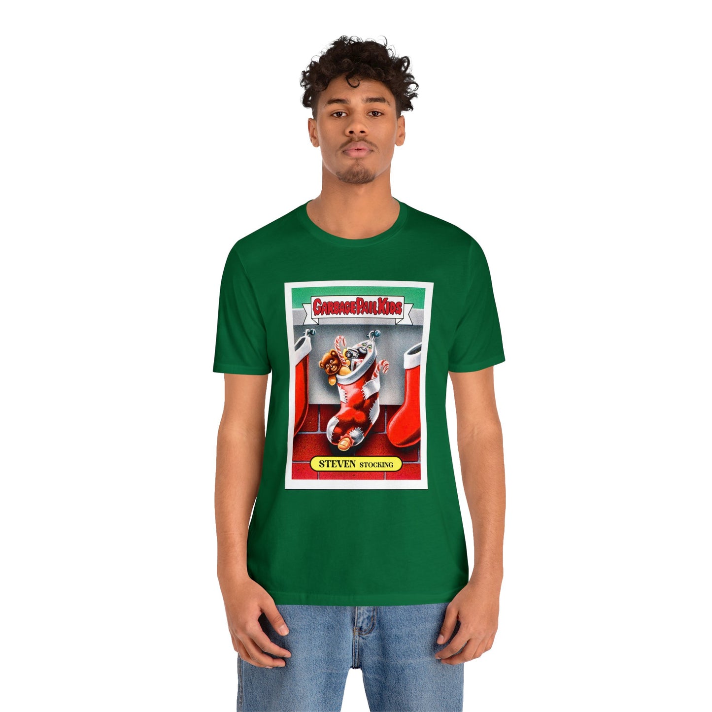 Garbage Pail Kids Tshirt - Christmas Garbage Pail Kids Tshirt - Holiday GPK tshirt - Stephen Stocking Garbage Pail Kids