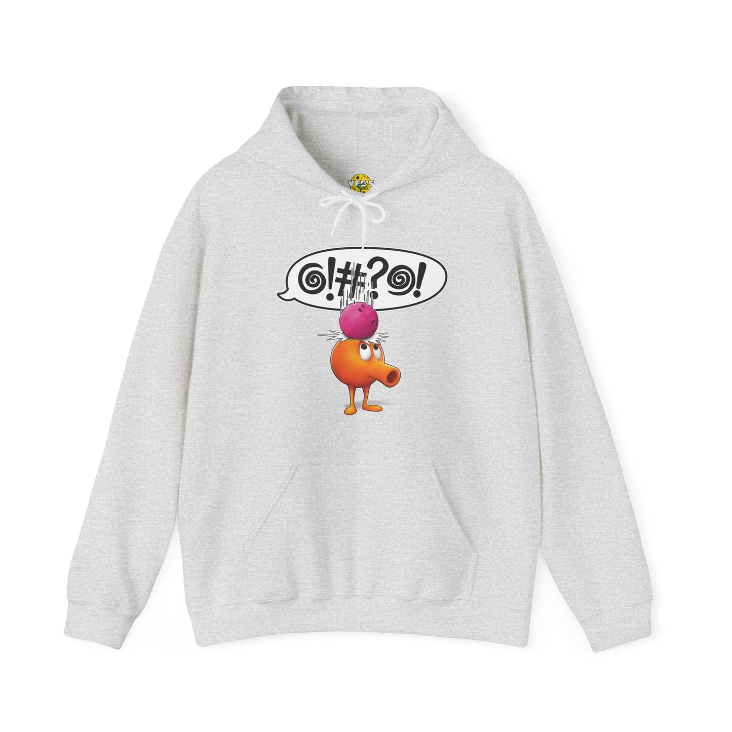 Retro 80s Video Game Sweatshirt, QBert Game, Retro Gaming Console Hoodie, QBert game screen Hooded Sweatshirt