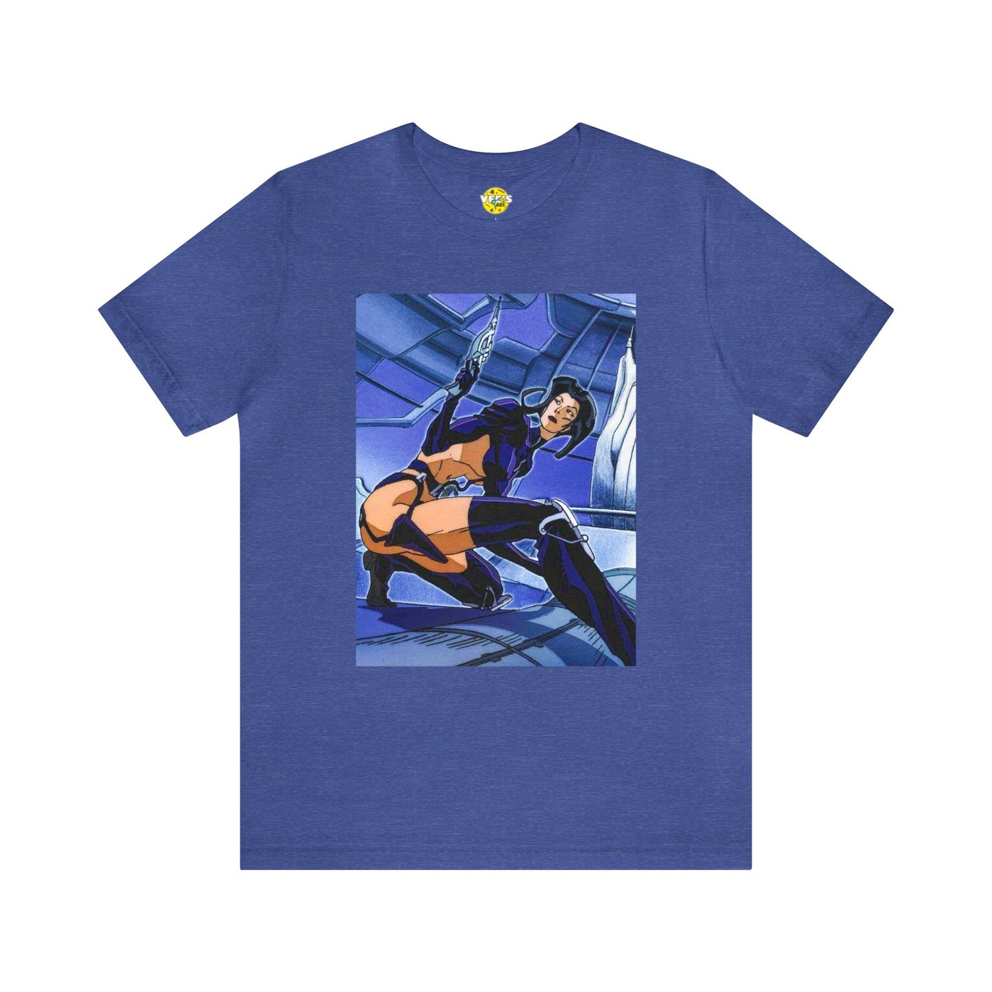 90s Aeon Flux Short Sleeve Tee - Vintage Sci-Fi Cartoon T-Shirt - Retro