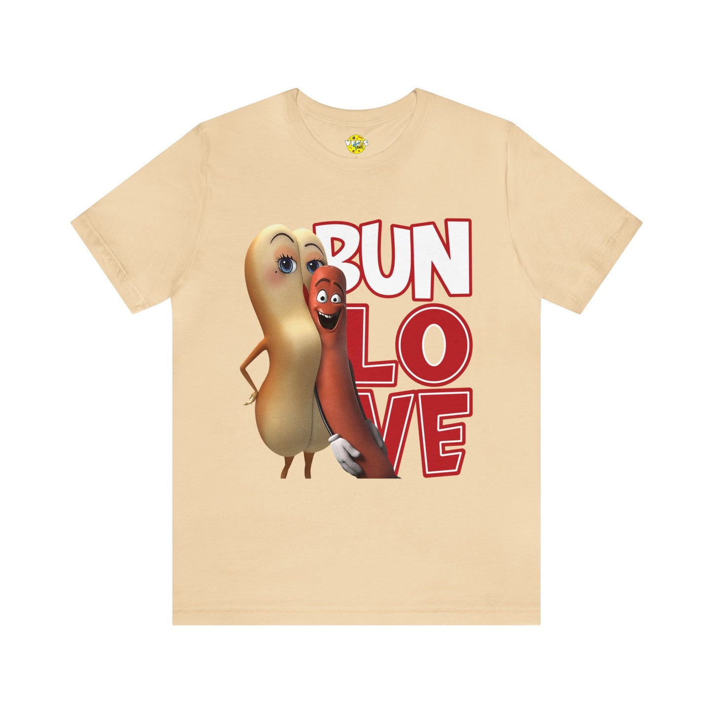 Sausage Party Movie Inspired Tshirt - Frank and Brenda Bun Love Shirt - Humorous Pop Culture Couple Tee - Quirky Animated Comedy Fashion