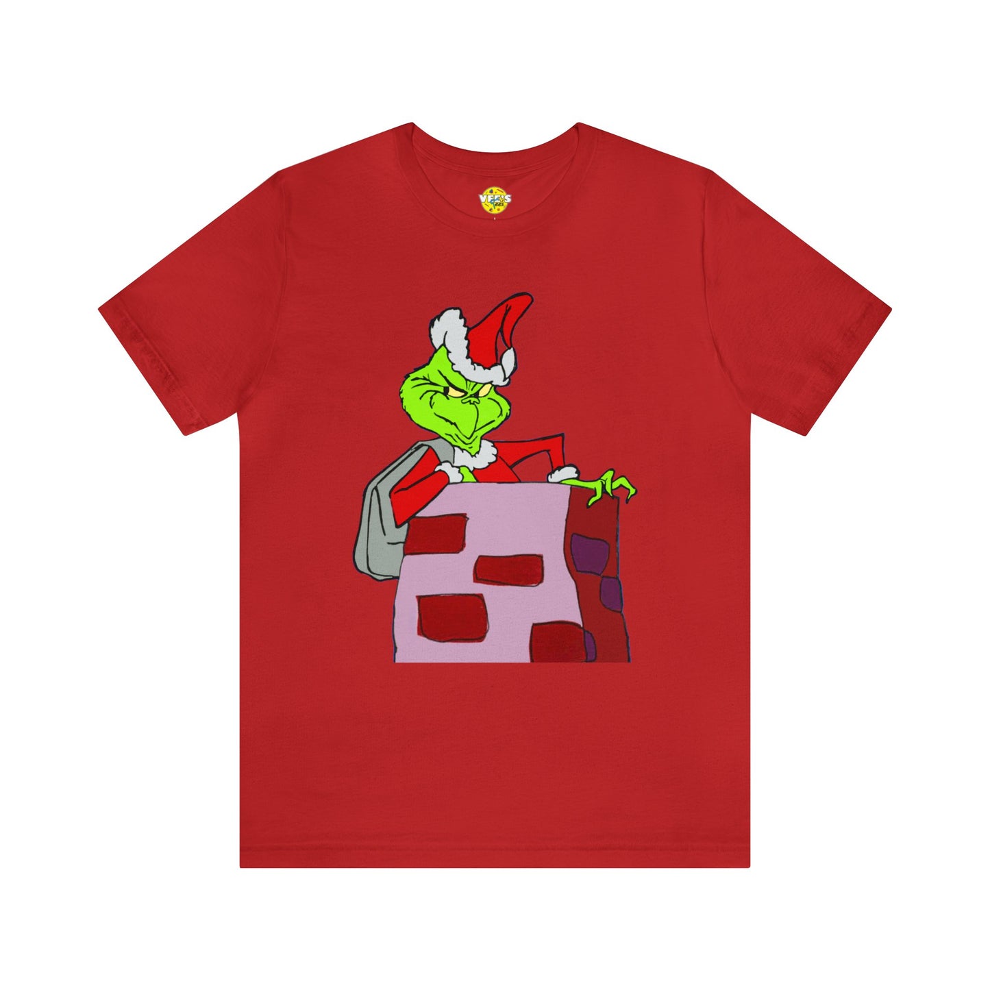 Christmas Cartoon Tee - Retro Grinch Tshirt - The Grinch Cartoon Tshirt - The Grinch Chimney Tshirt