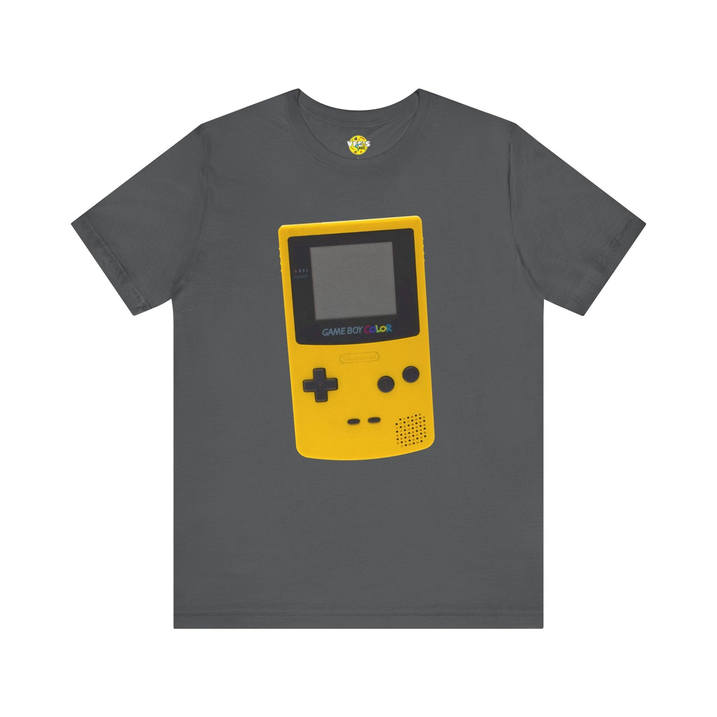 Handheld Video Game Color Nostalgia Short Sleeved T-shirt - Retro Gaming Vibes