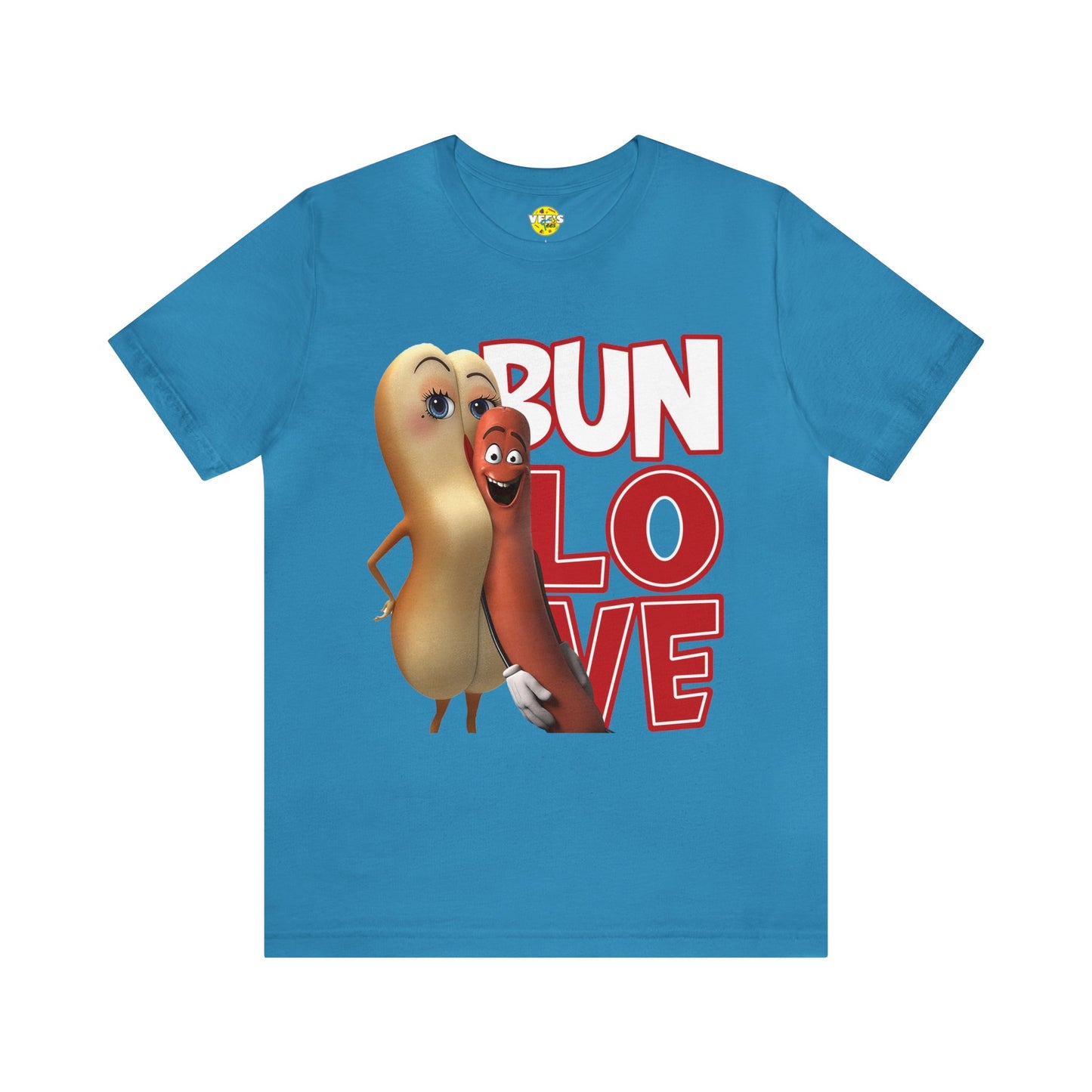 Sausage Party Movie Inspired Tshirt - Frank and Brenda Bun Love Shirt - Humorous Pop Culture Couple Tee - Quirky Animated Comedy Fashion