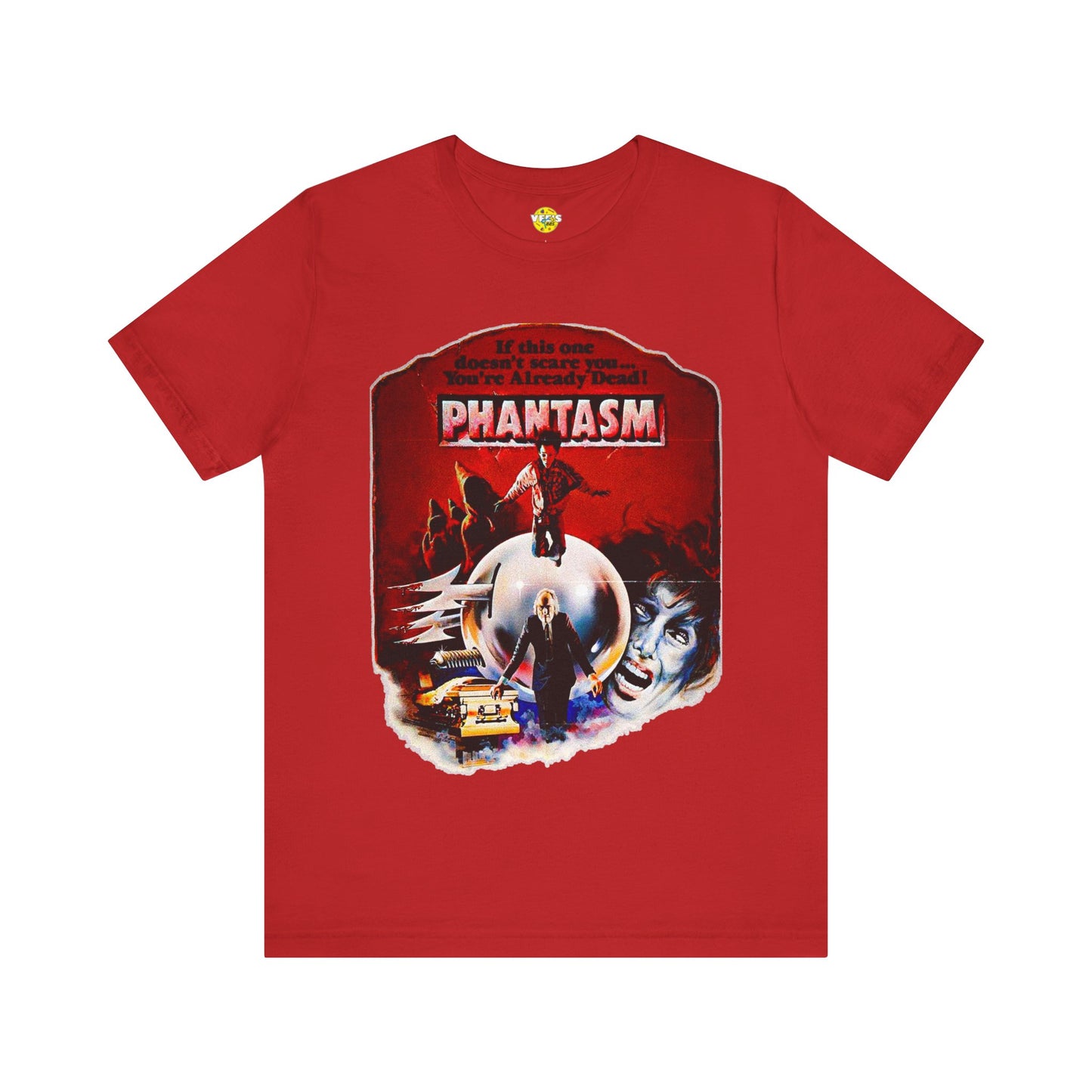 Halloween Phantasm Classic Horror Movie Poster Short Sleeve Unisex Tee | Cult Horror Film Tee