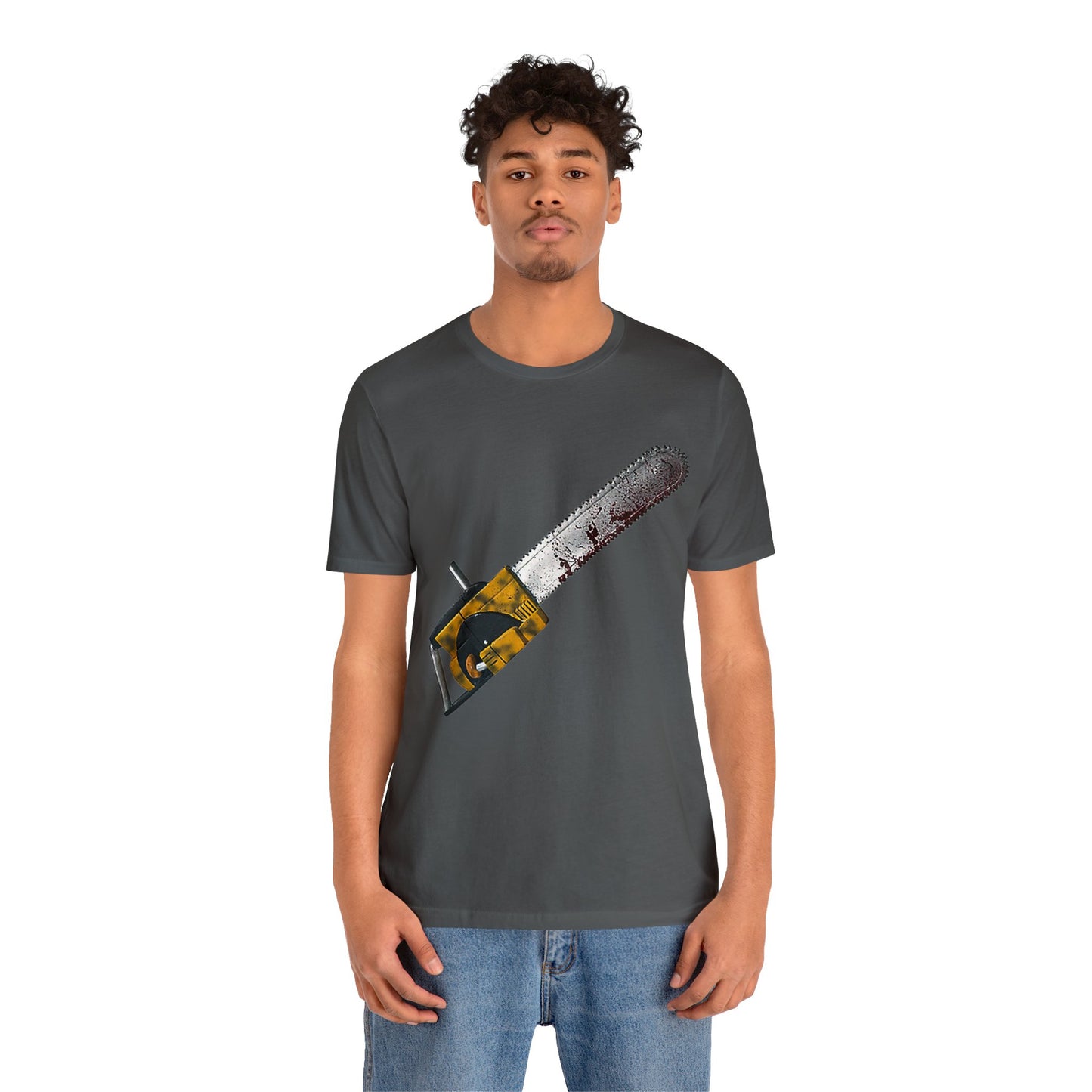 Halloween Leatherface's Chainsaw Short Sleeve T-Shirt - Horror Icon Tee, Classic Movie Graphic Shirt