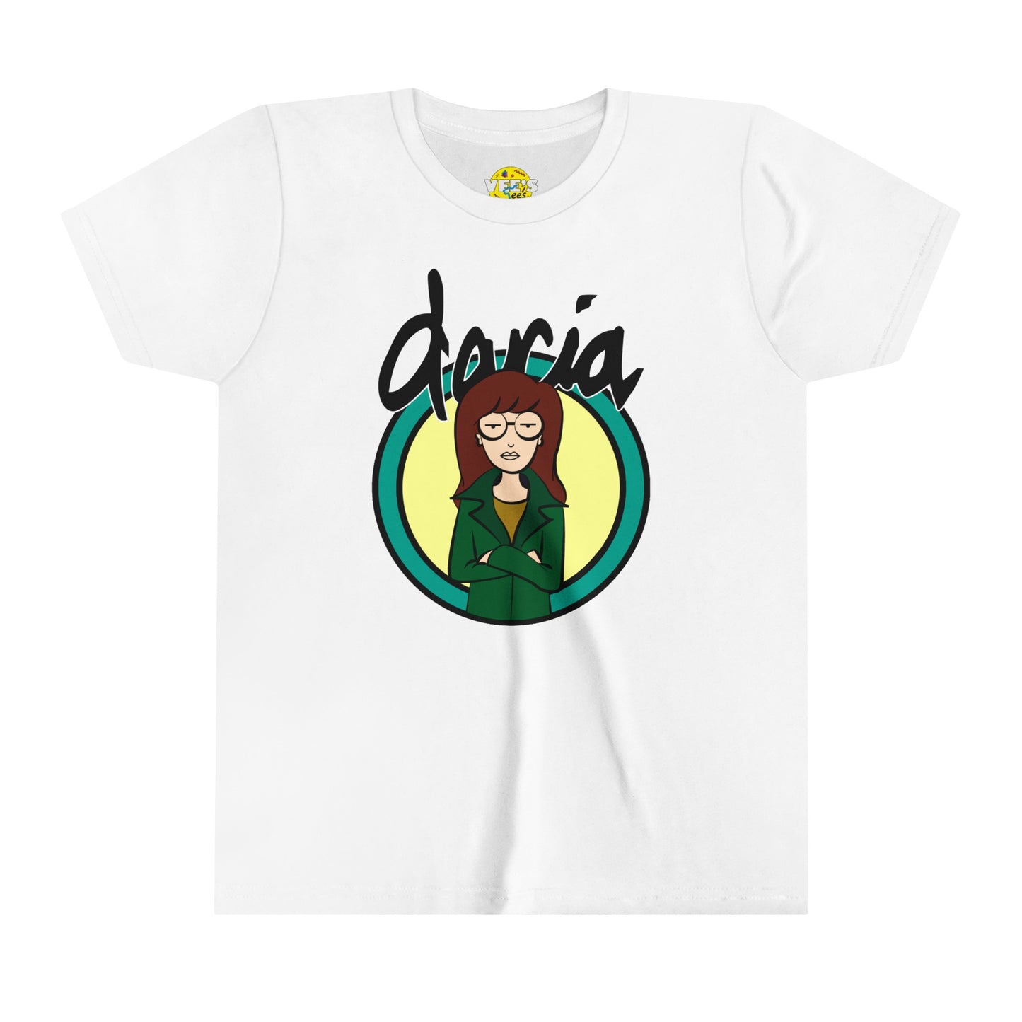 Daria Morgendorfer Kids' Graphic Tee, 90s Nostalgia Shirt, Bella Canvas 3001Y