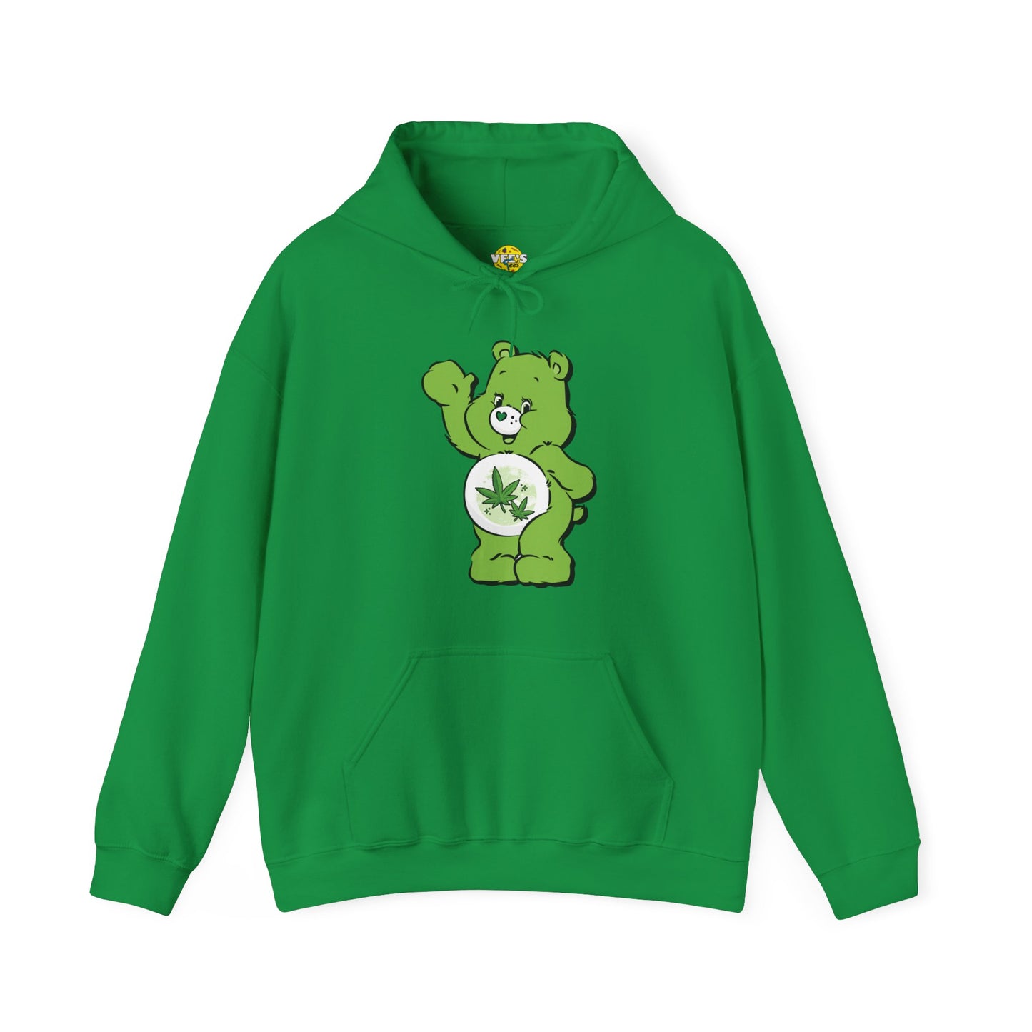 Green Care Bear 420 Hoodie