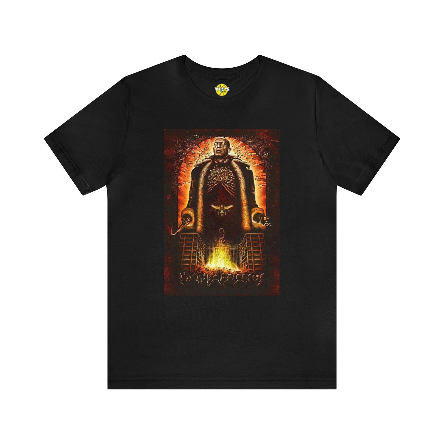 Halloween Candyman Horror Short Sleeve T-Shirt - Iconic Horror Movie Tee, Retro Candyman Character Graphic Shirt