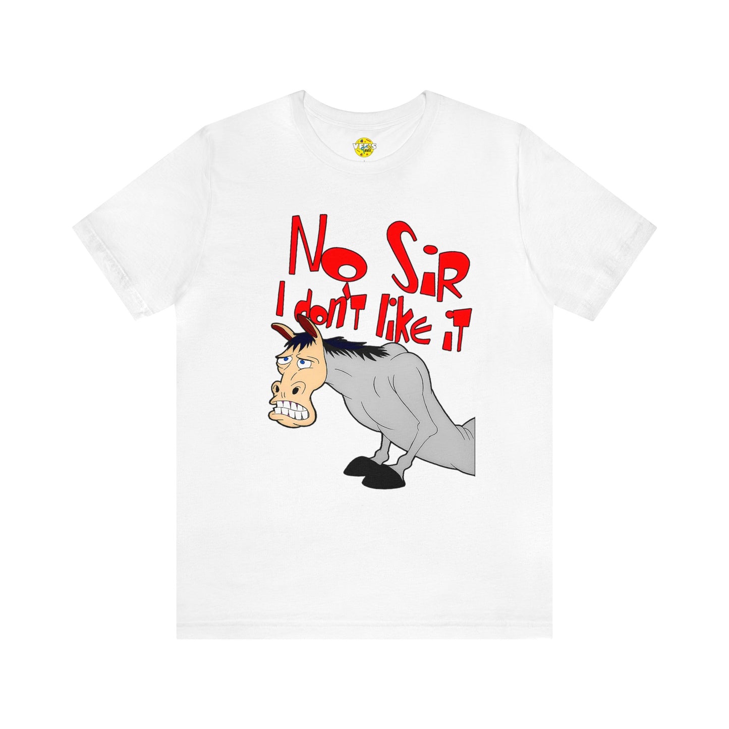 Ren & Stimpy Mr. Horse 'No Sir, I Don't Like It' Short Sleeved T-Shirt - Quirky Cartoon Nostalgia Shirt