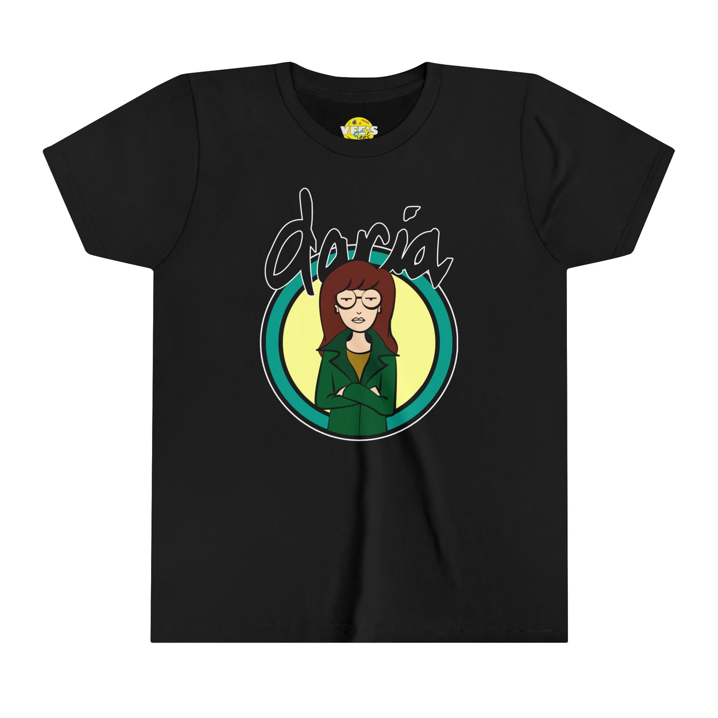 Daria Morgendorfer Kids' Graphic Tee, 90s Nostalgia Shirt, Bella Canvas 3001Y