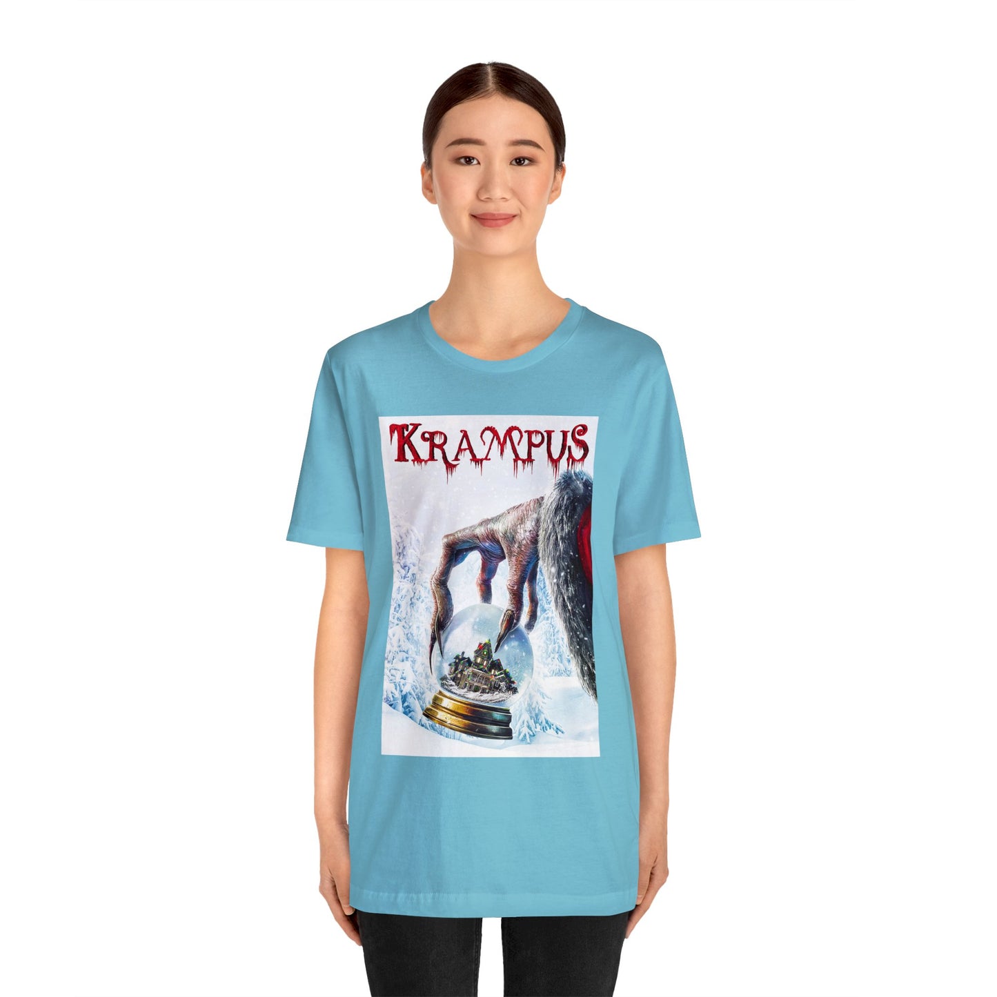 Krampus movie poster tshirt - Krampus Christmas tshirt - Christmas Horror movie poster tshirt - Christmas Krampus Horror movie poster tshirt