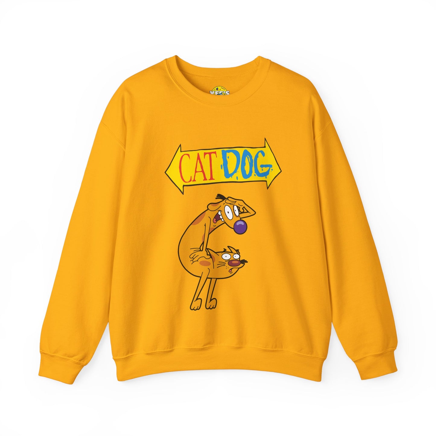 90s Nostalgia Sweatshirt - 90s TV Cartoon Shirt - CatDog Retro Cartoon Sweater - 90s Nick Cartoon Sweatshirt - Classic 90s Animation