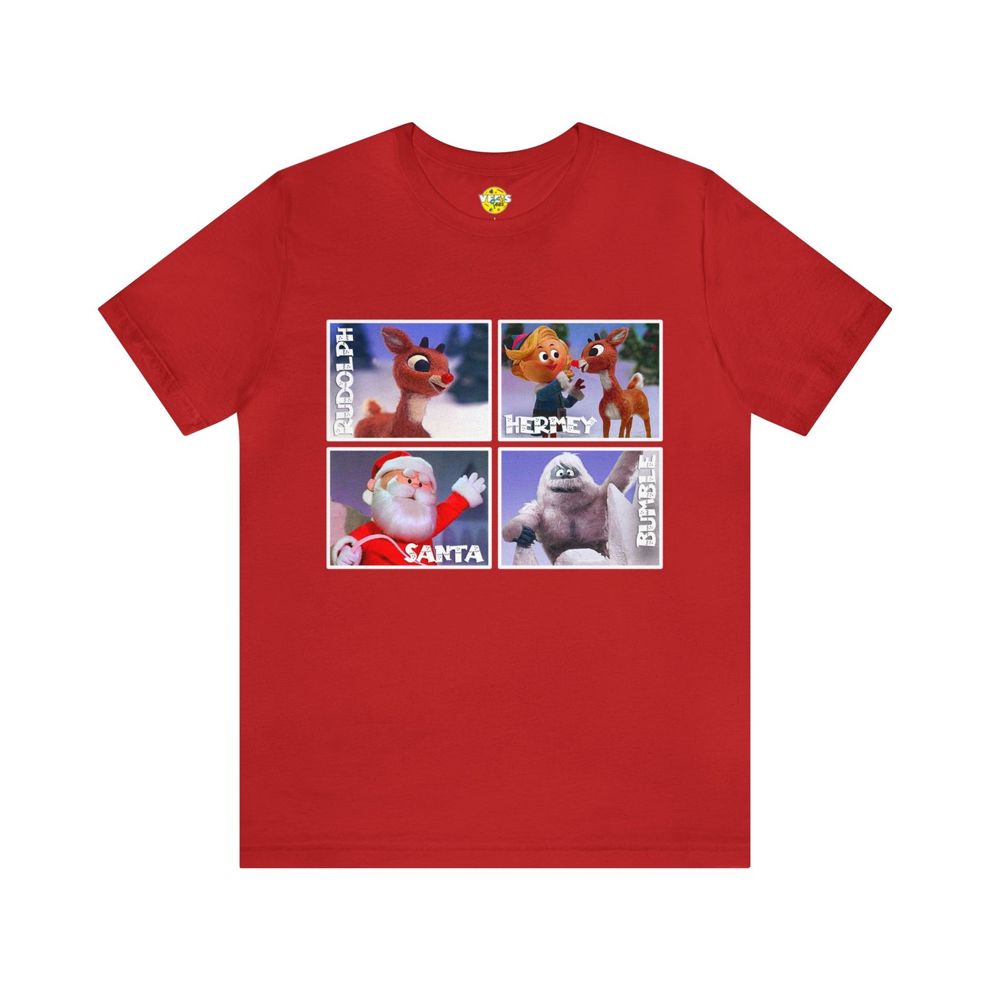 Rudolph the Red Nosed Reindeer Holiday Short Sleeve T-Shirt