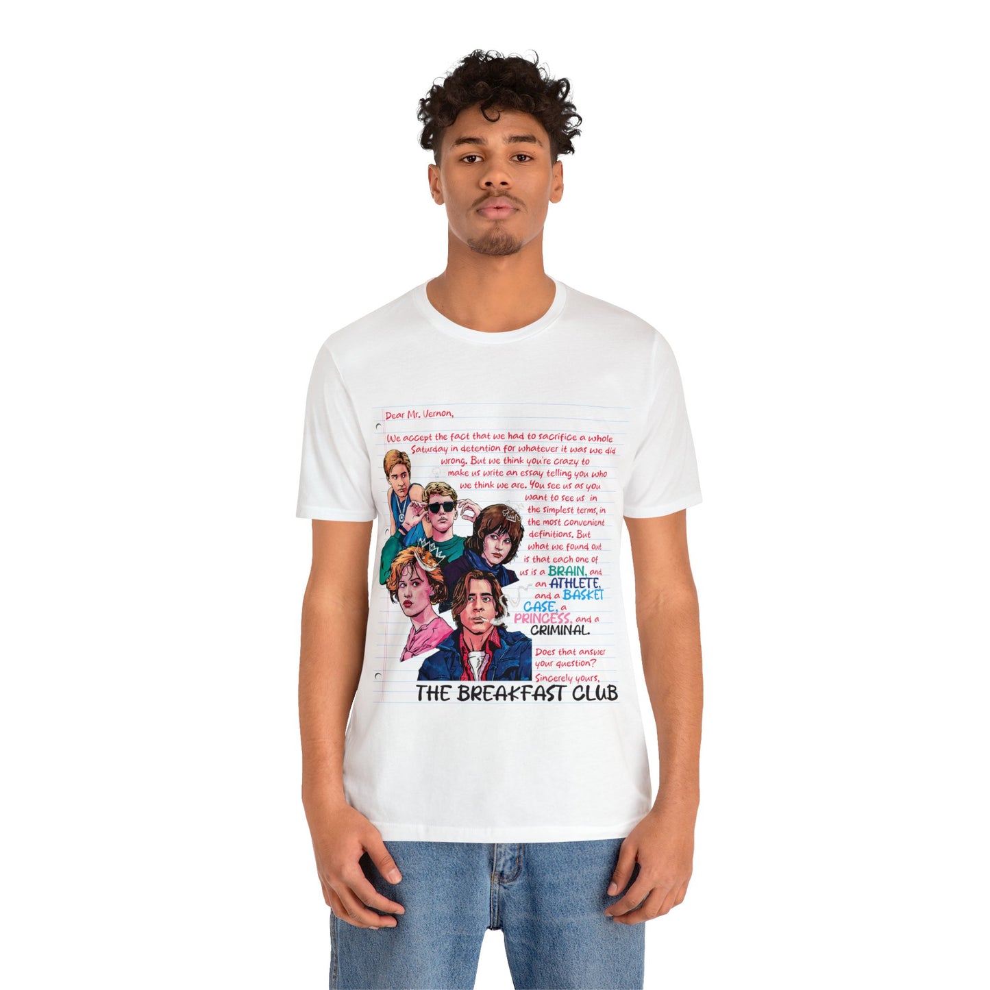 The Breakfast Club Movie - The Breakfast Club Shirt - Retro Teen Movie - The Breakfast Club Movie TShirt - 80s  Teen Movie TShirt