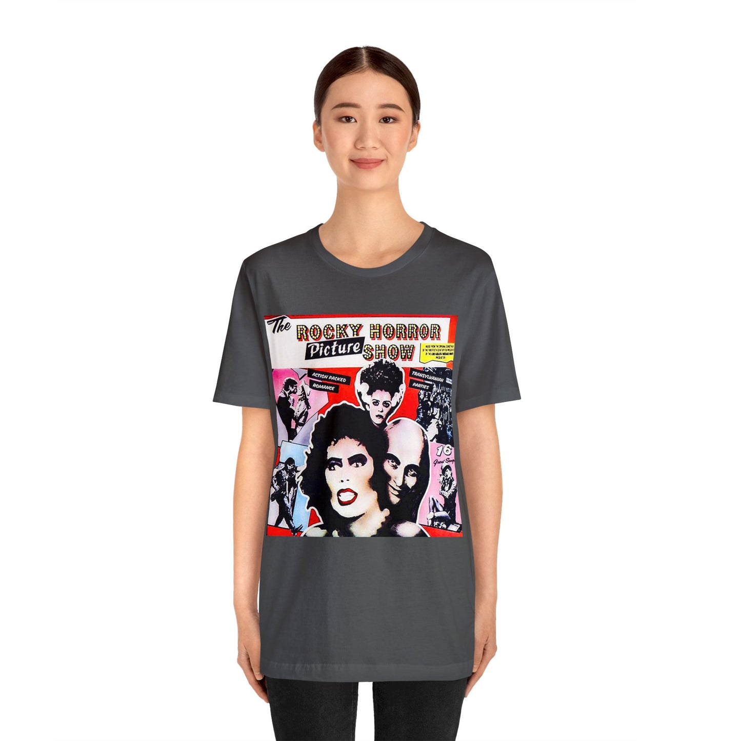 Halloween Rocky Horror Picture Show Album Cover Short Sleeve T-Shirt - Classic Musical Tee - Cult Film Shirt - Time Warp Fan Gift