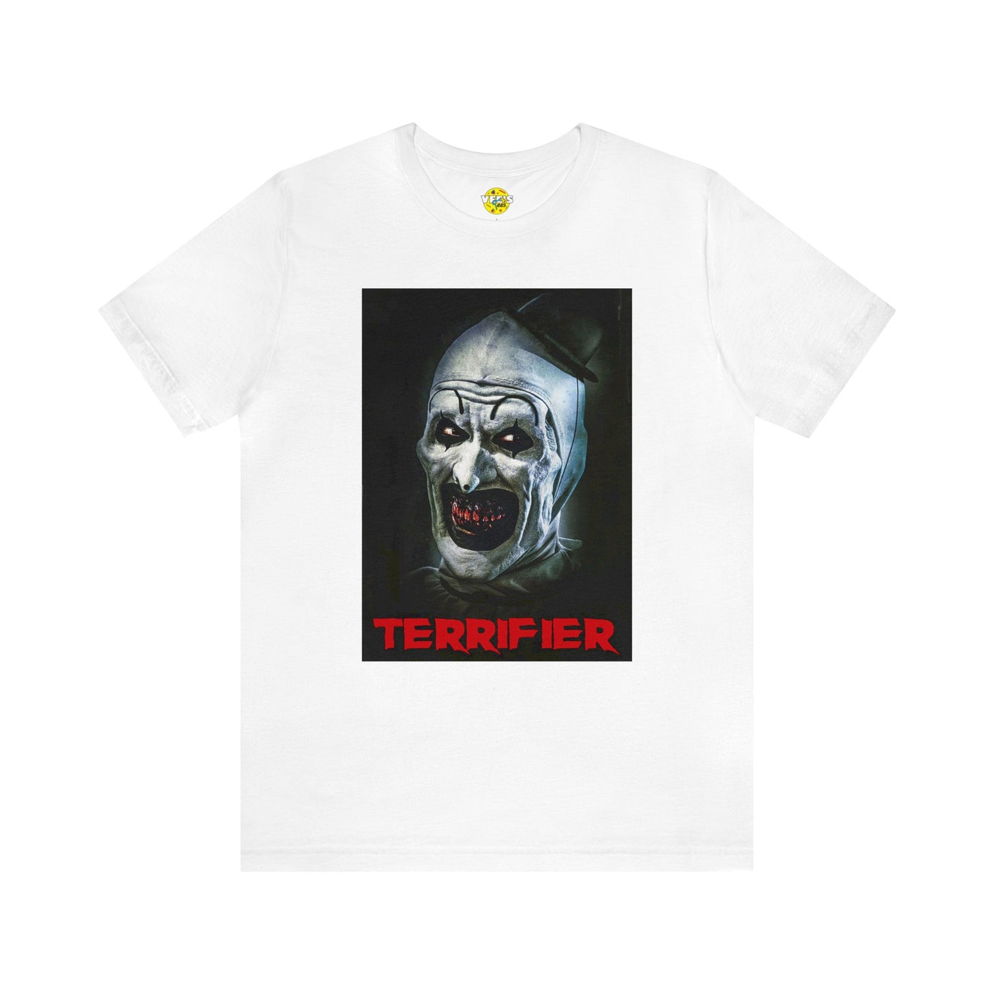 Halloween Terrifier Short Sleeve T-Shirt - Art the Clown Tee - Horror Movie Shirt