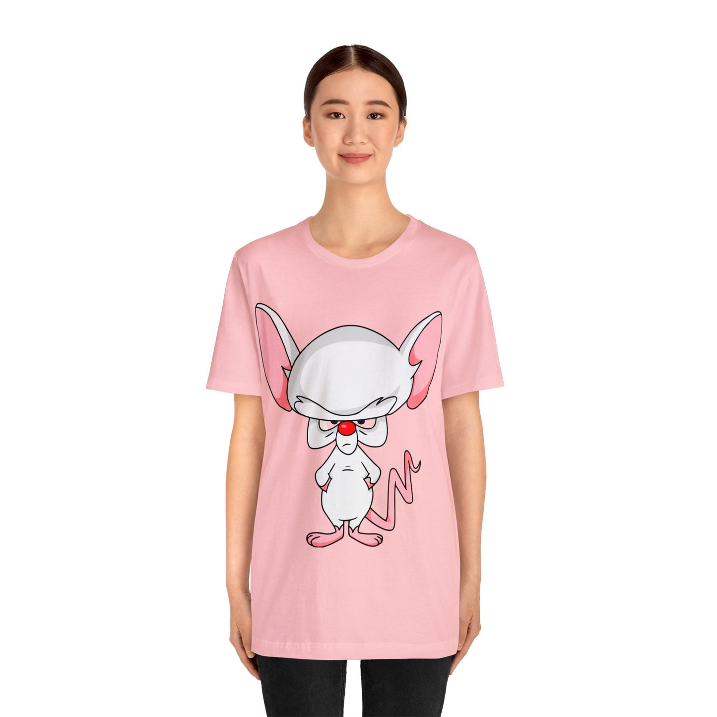 Pinky & The Brain Graphic Tee - Classic Nostalgic Vintage Cartoon Graphic Tshirt - Valentines Day Animated Series Companion Shirt