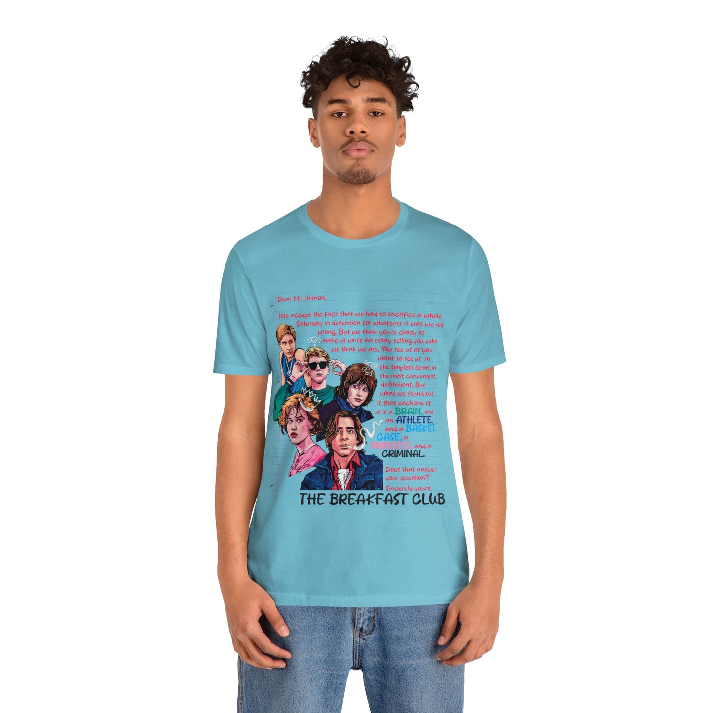 The Breakfast Club Movie - The Breakfast Club Shirt - Retro Teen Movie - The Breakfast Club Movie TShirt - 80s  Teen Movie TShirt