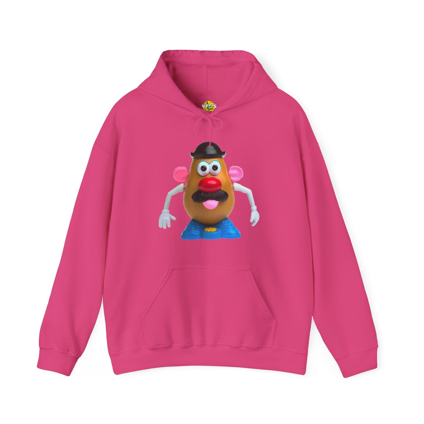 Classic Mr. Potato Head Retro Hoodie, Vintage Nostalgic Retro Iconic Childhood Character Sweatshirt, Valentines Day Couple Toy Enthusiast