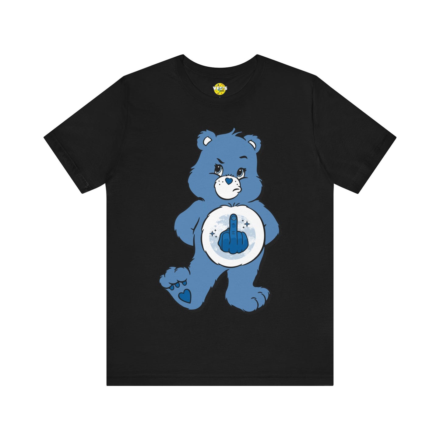 Grumpy Bear Middle Finger TShirt - Adult Care Bears Tee