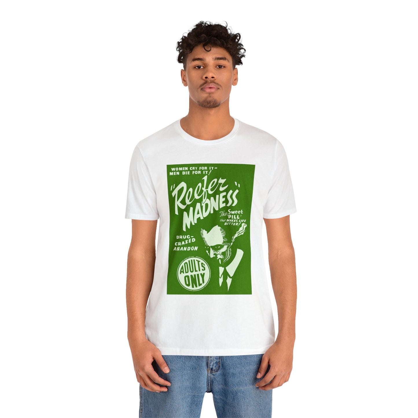 Retro Reefer Madness Movie Poster Short Sleeve T-Shirt - Unique Cult Classic Shirt