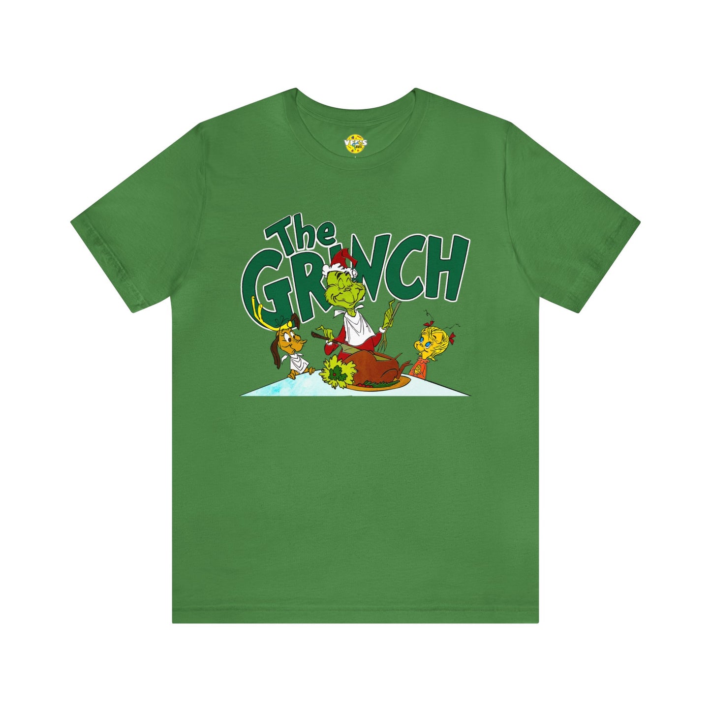 The Grinch cartoon tshirt - The Grinch Christmas table tshirt - Holiday Grinch Christmas table tshirt - Christmas Grinch dinner tshirt