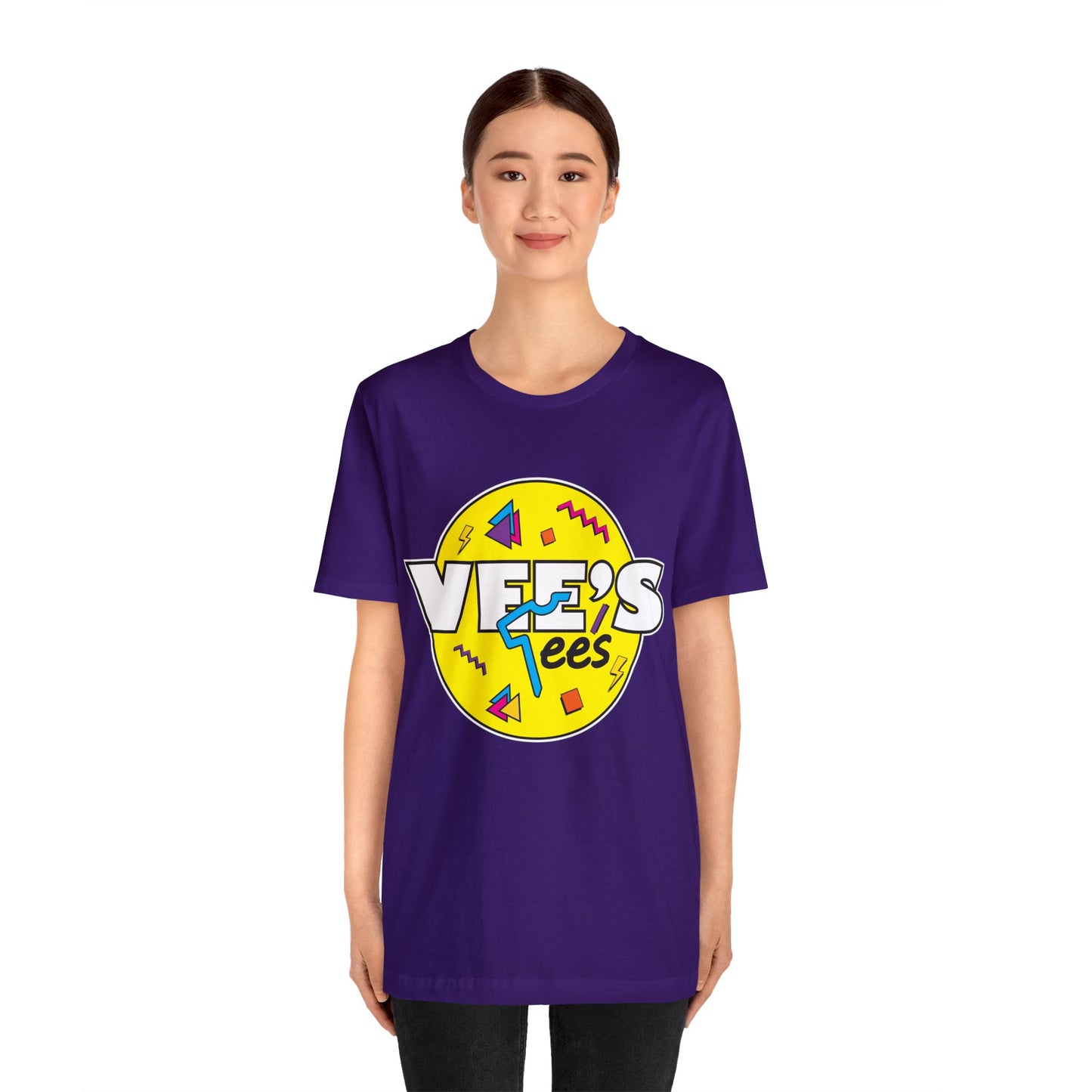 VeesTees Logo Short Sleeve T-Shirt - Classic Brand Tee, Stylish Graphic Shirt