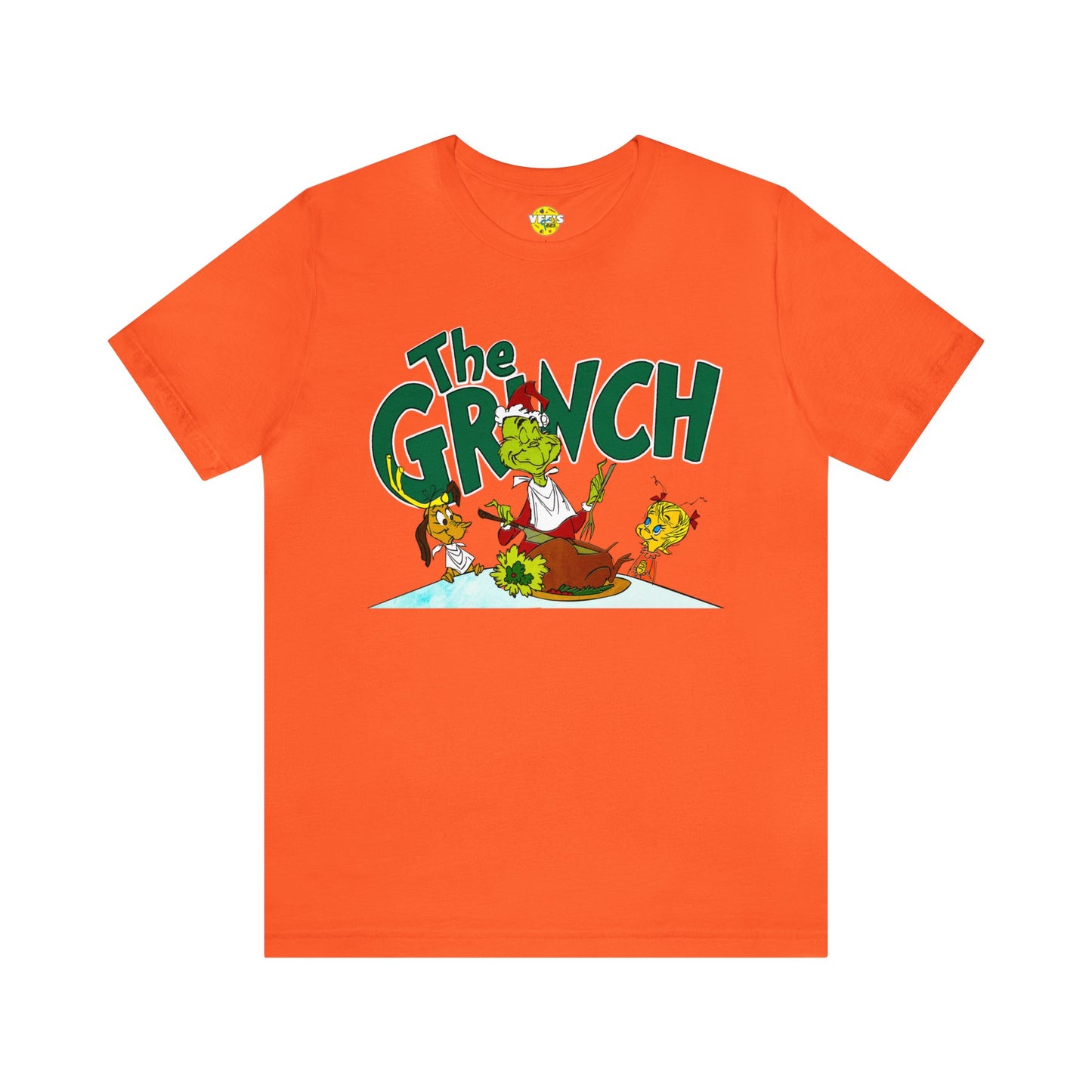 The Grinch cartoon tshirt - The Grinch Christmas table tshirt - Holiday Grinch Christmas table tshirt - Christmas Grinch dinner tshirt