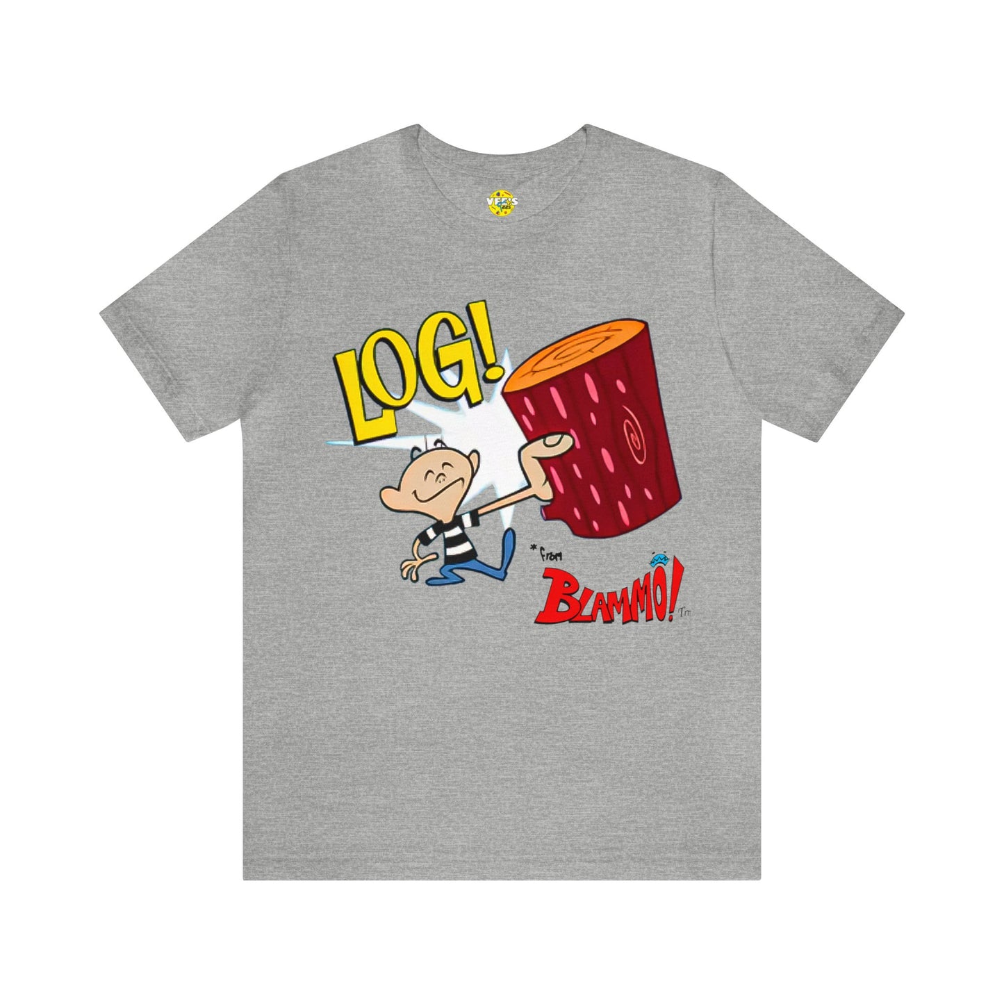 Vintage Blammo! Log Short Sleeve T-shirt - Nostalgic '90s Cartoon Tee