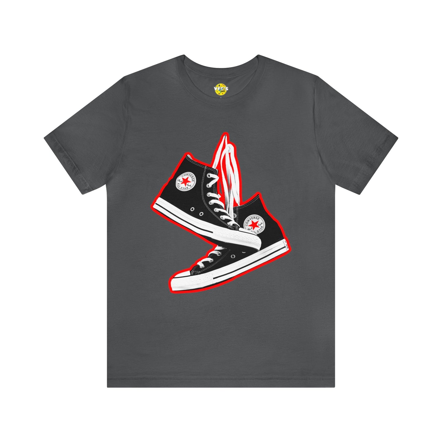 Black Sneakers tshirt - 90s Sneakers tshirt - converse chuck taylor all stars tshirt - High Top Chuck Taylor All Stars Tshirt