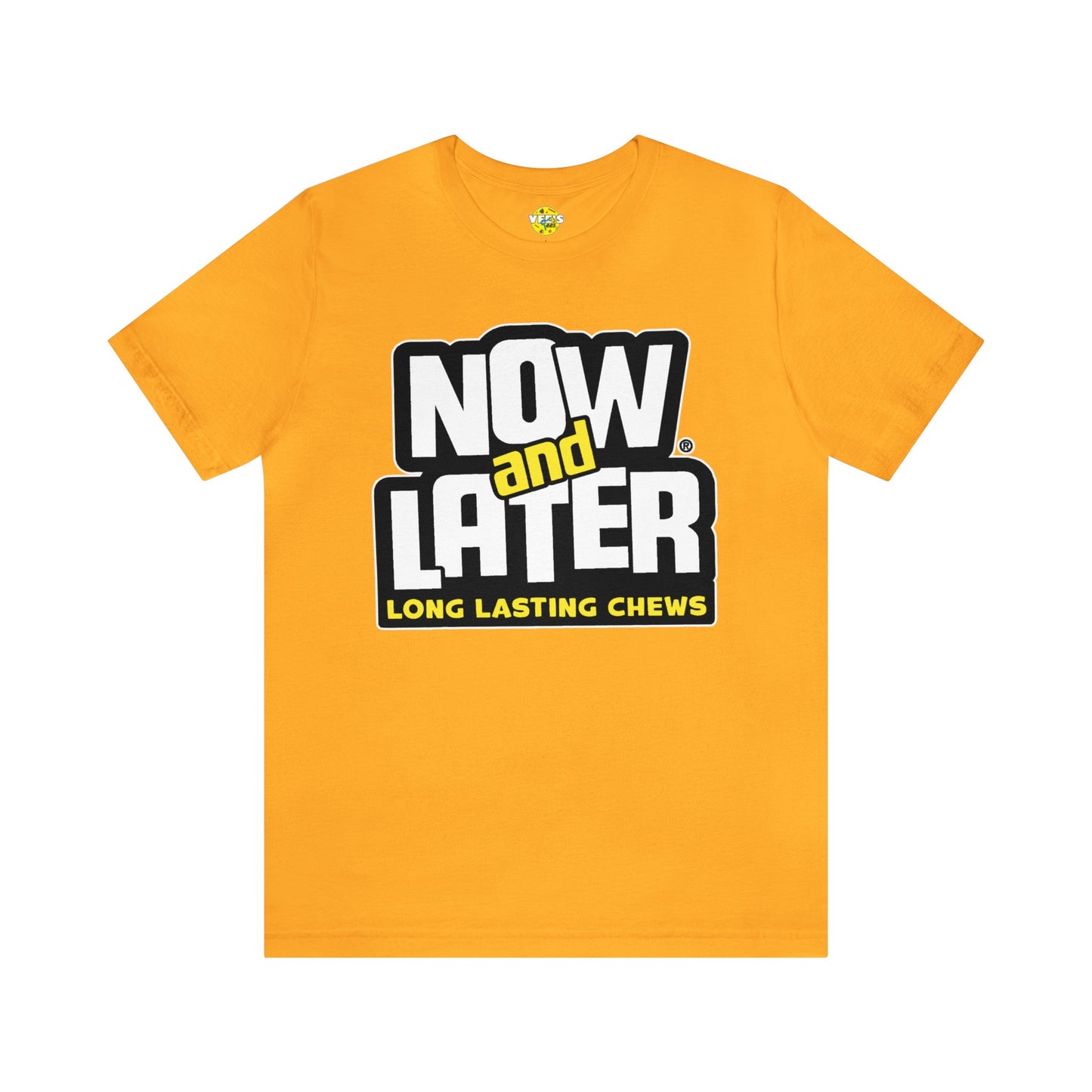 90s Nostalgia - Now and Later Logo Short Sleeve T-Shirt - Retro Now and Later Candy Logo