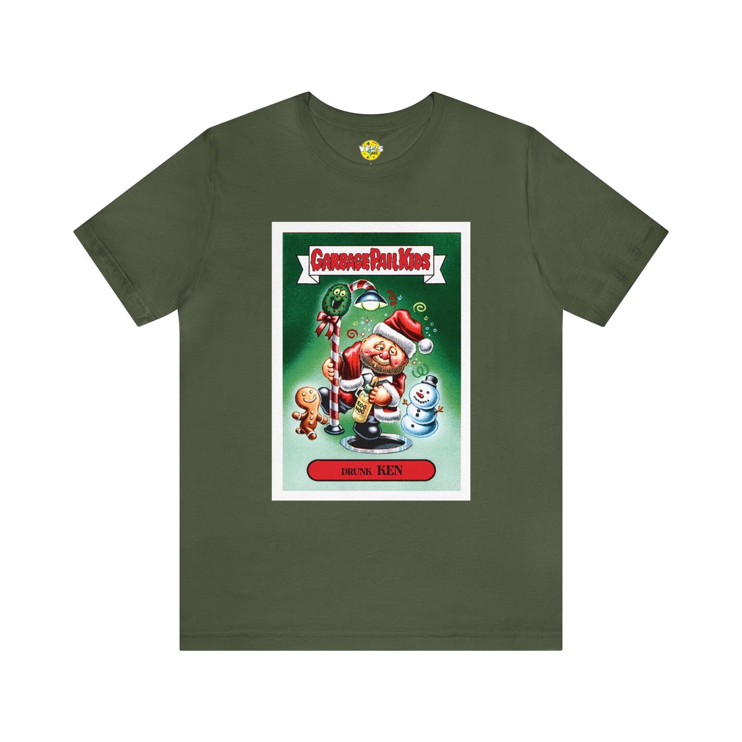 Garbage Pail Kids tshirt - Christmas Garbage Pail Kids tshirt - Drunk Ken Garbage Pail Kids tshirt - Garbage Pail Kid Drunk Ken tshirt