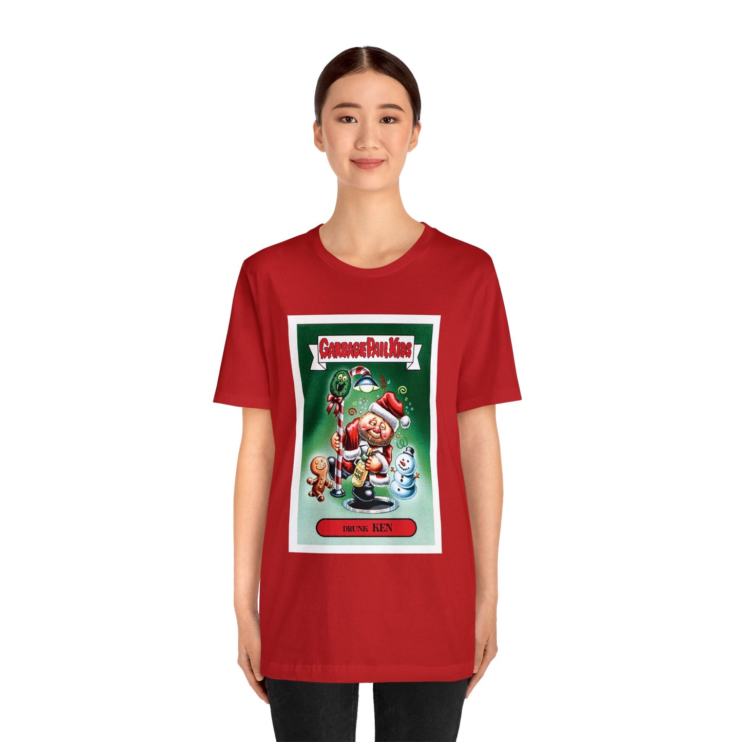 Garbage Pail Kids tshirt - Christmas Garbage Pail Kids tshirt - Drunk Ken Garbage Pail Kids tshirt - Garbage Pail Kid Drunk Ken tshirt