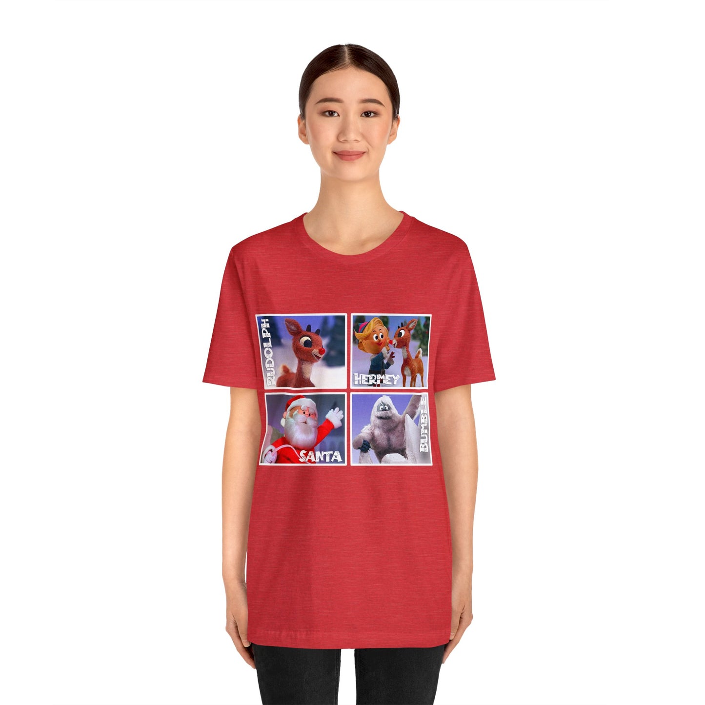 Rudolph the Red Nosed Reindeer Holiday Short Sleeve T-Shirt