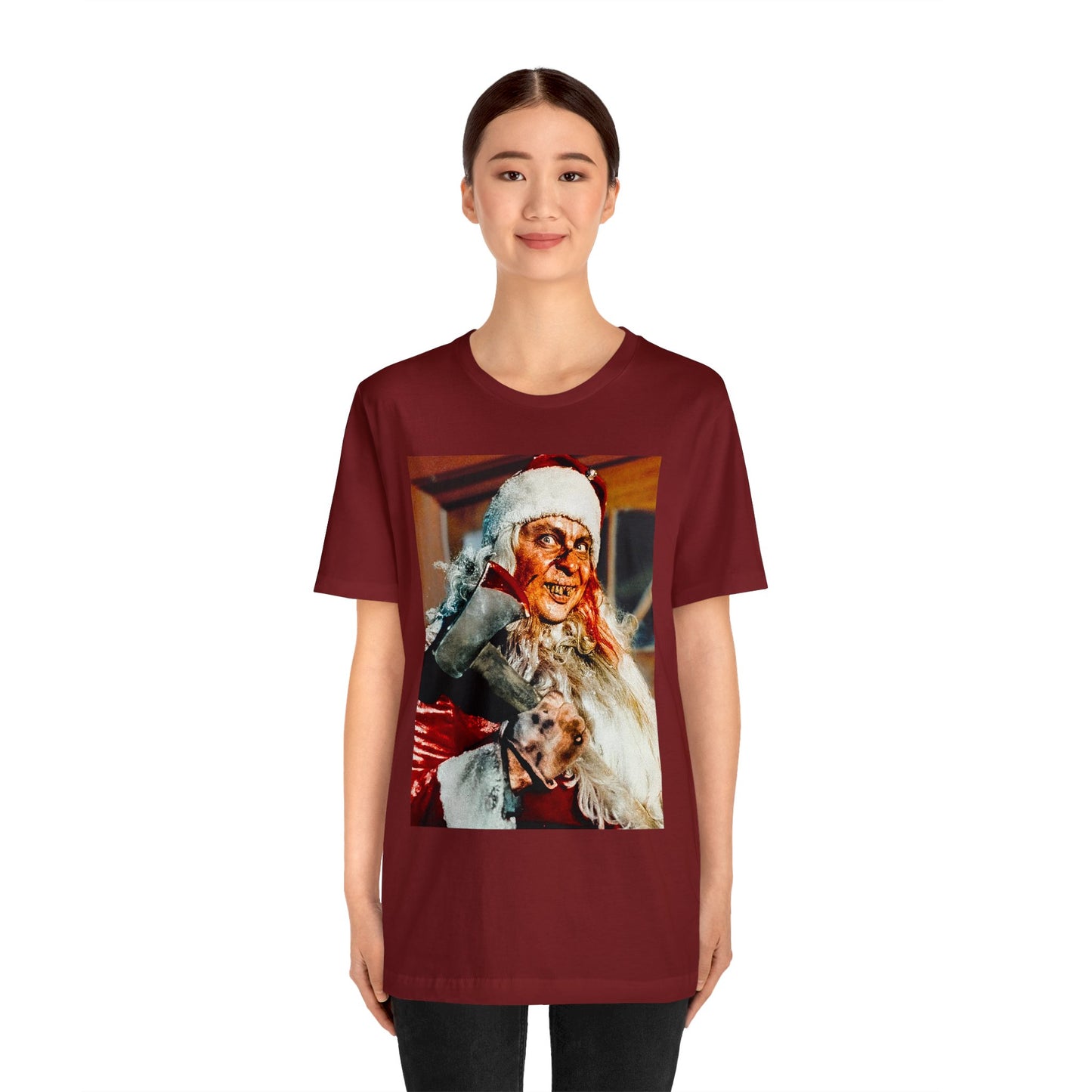 Santa Claus Tales from the Crypt Short Sleeve T-Shirt - Retro Christmas Tee