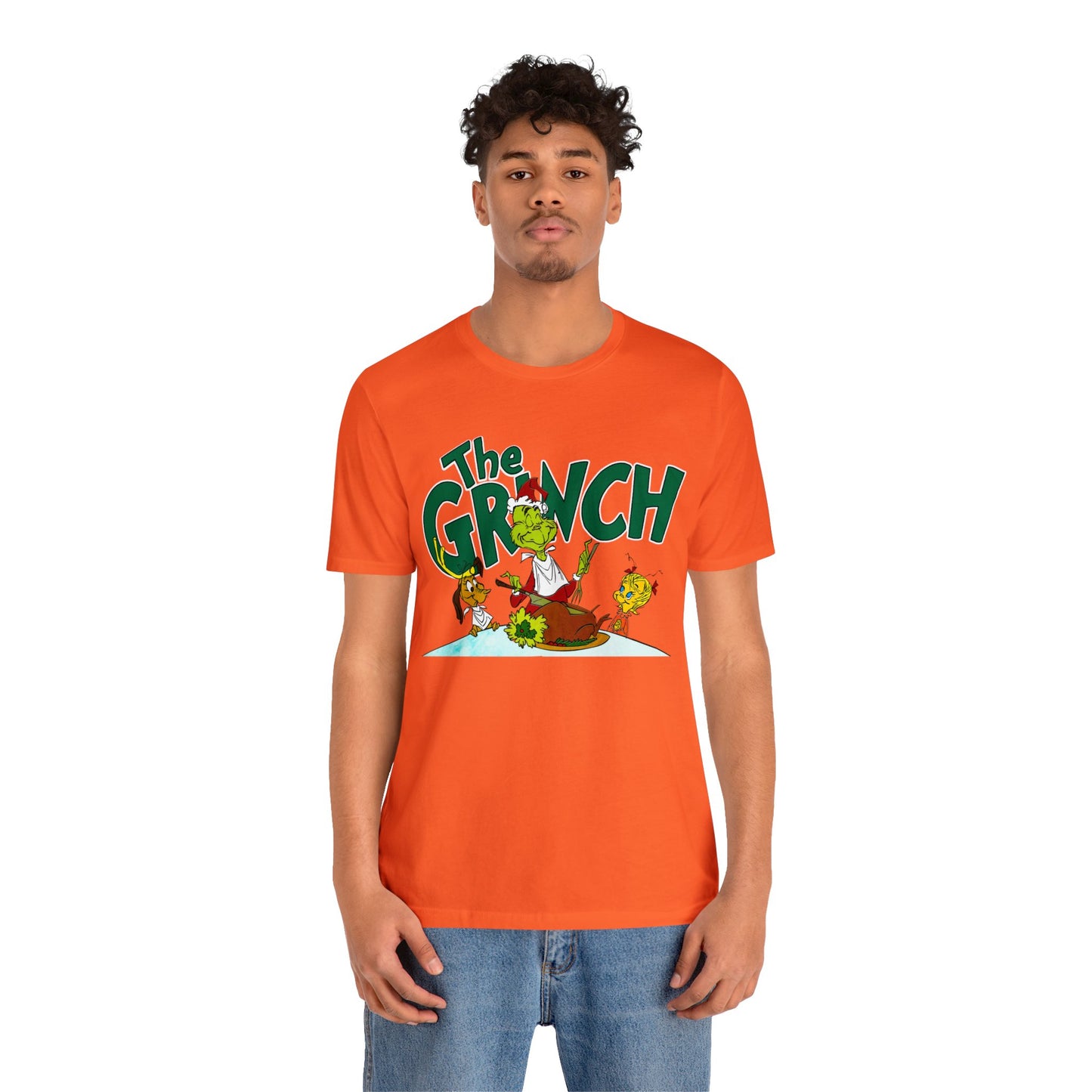 The Grinch cartoon tshirt - The Grinch Christmas table tshirt - Holiday Grinch Christmas table tshirt - Christmas Grinch dinner tshirt