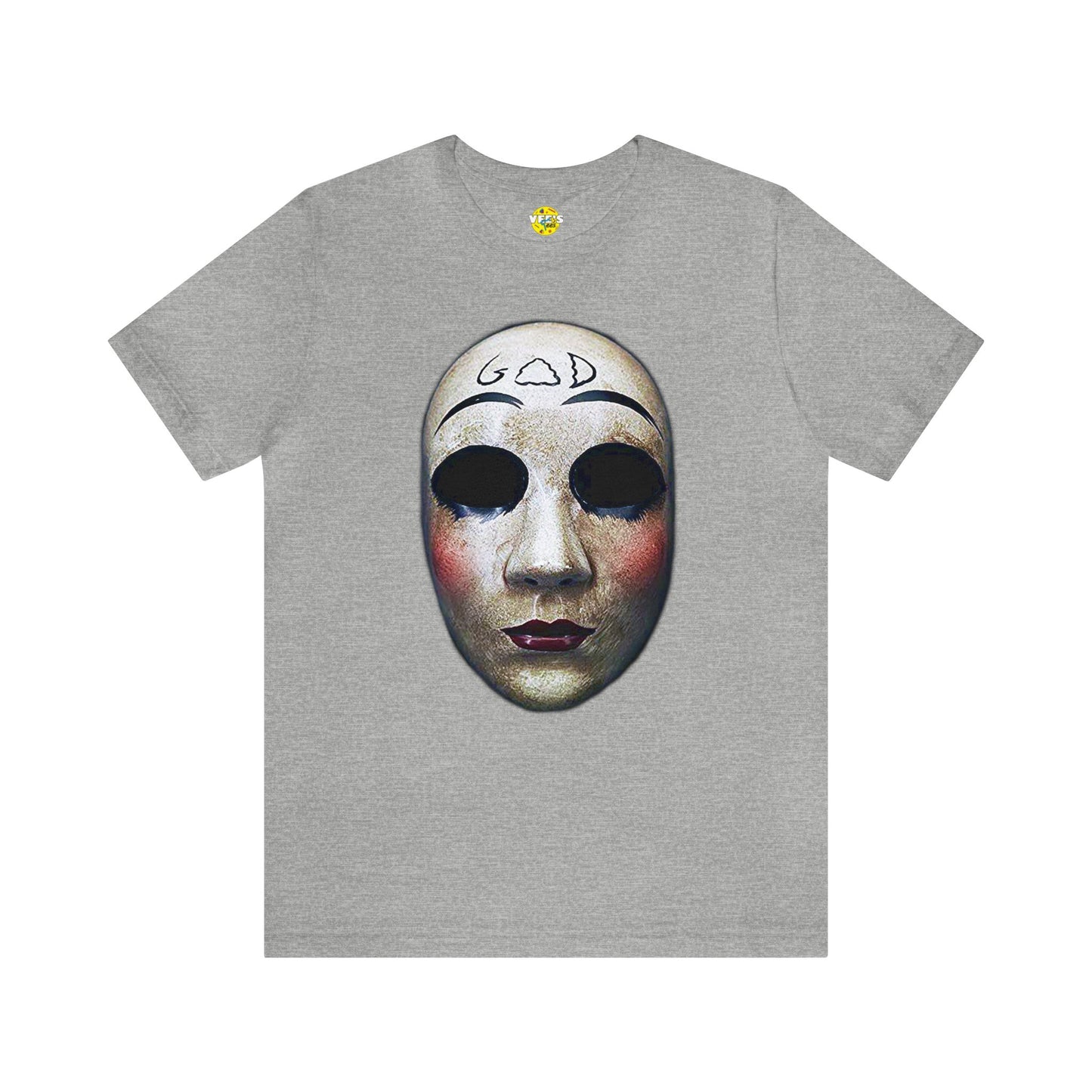 Halloween The Purge God Mask Short Sleeve T-Shirt - Iconic Horror Movie Tee, The Purge Mask Graphic Shirt