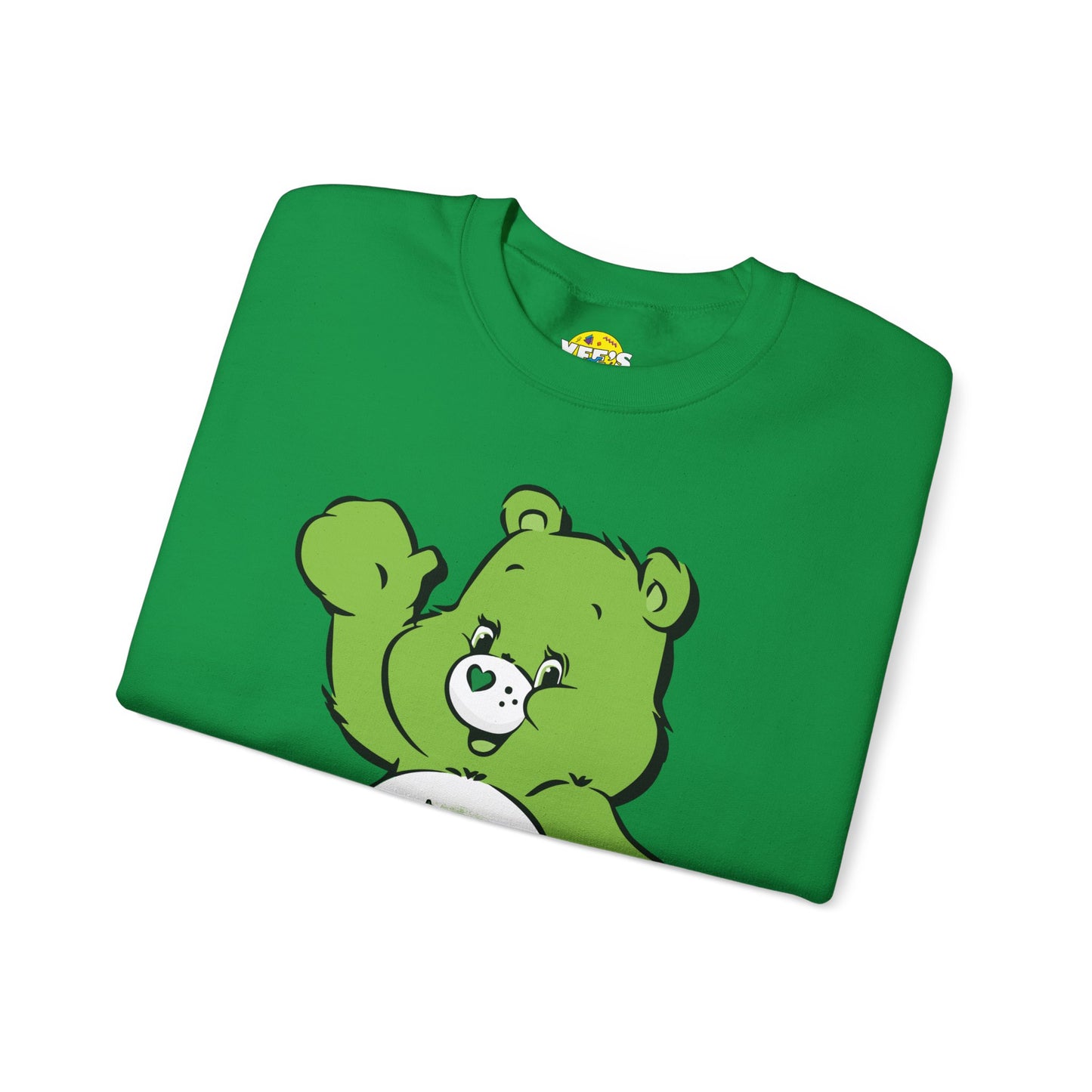 Green Care Bear 420 Sweatshirt- Adult