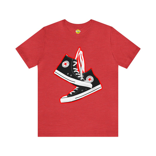Black Sneakers tshirt - 90s Sneakers tshirt - converse chuck taylor all stars tshirt - High Top Chuck Taylor All Stars Tshirt