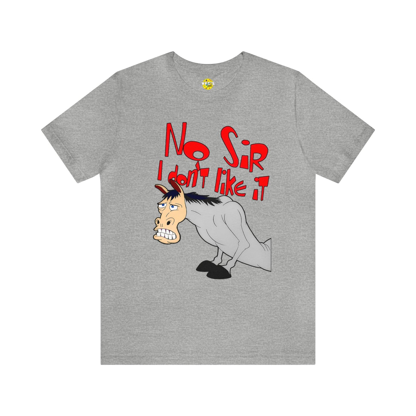 Ren & Stimpy Mr. Horse 'No Sir, I Don't Like It' Short Sleeved T-Shirt - Quirky Cartoon Nostalgia Shirt