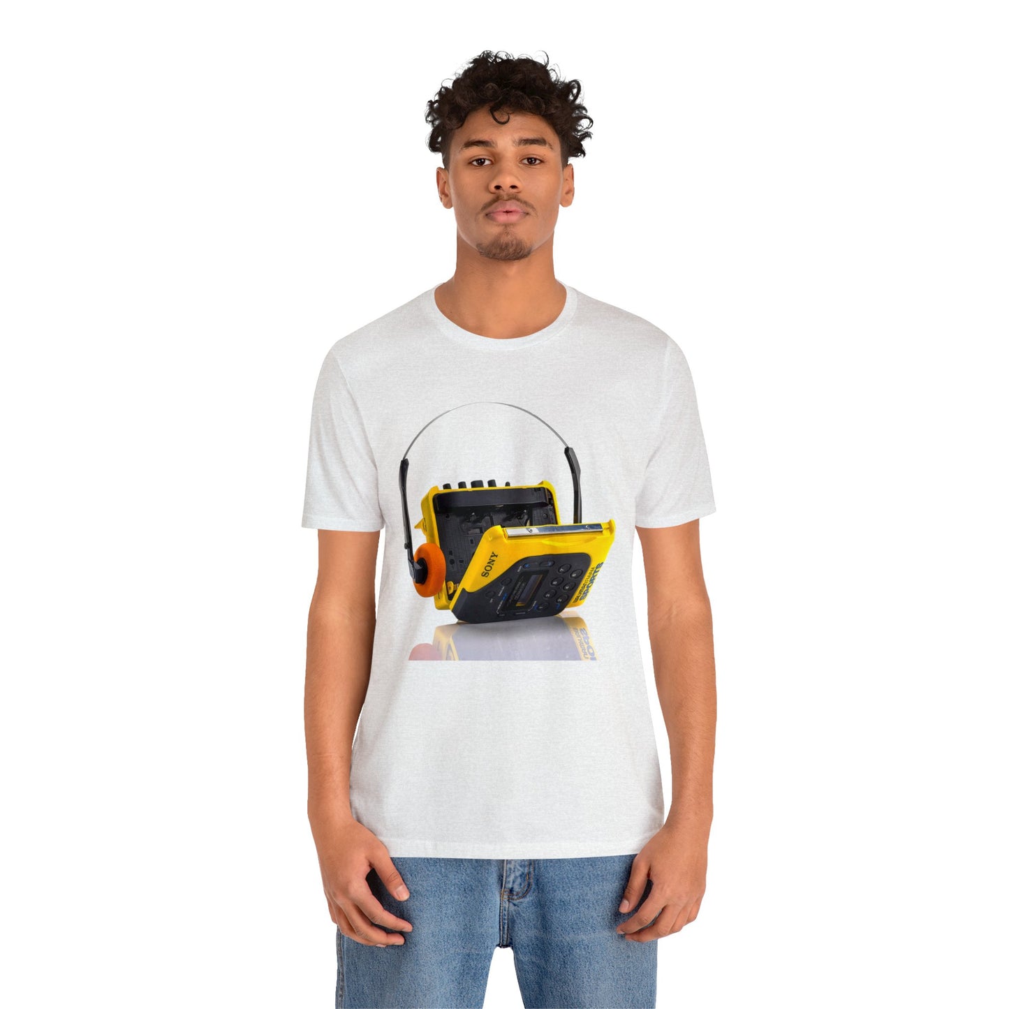 Retro Sony Walkman Cassette Player Short Sleeve T-Shirt - Vintage Music Tee