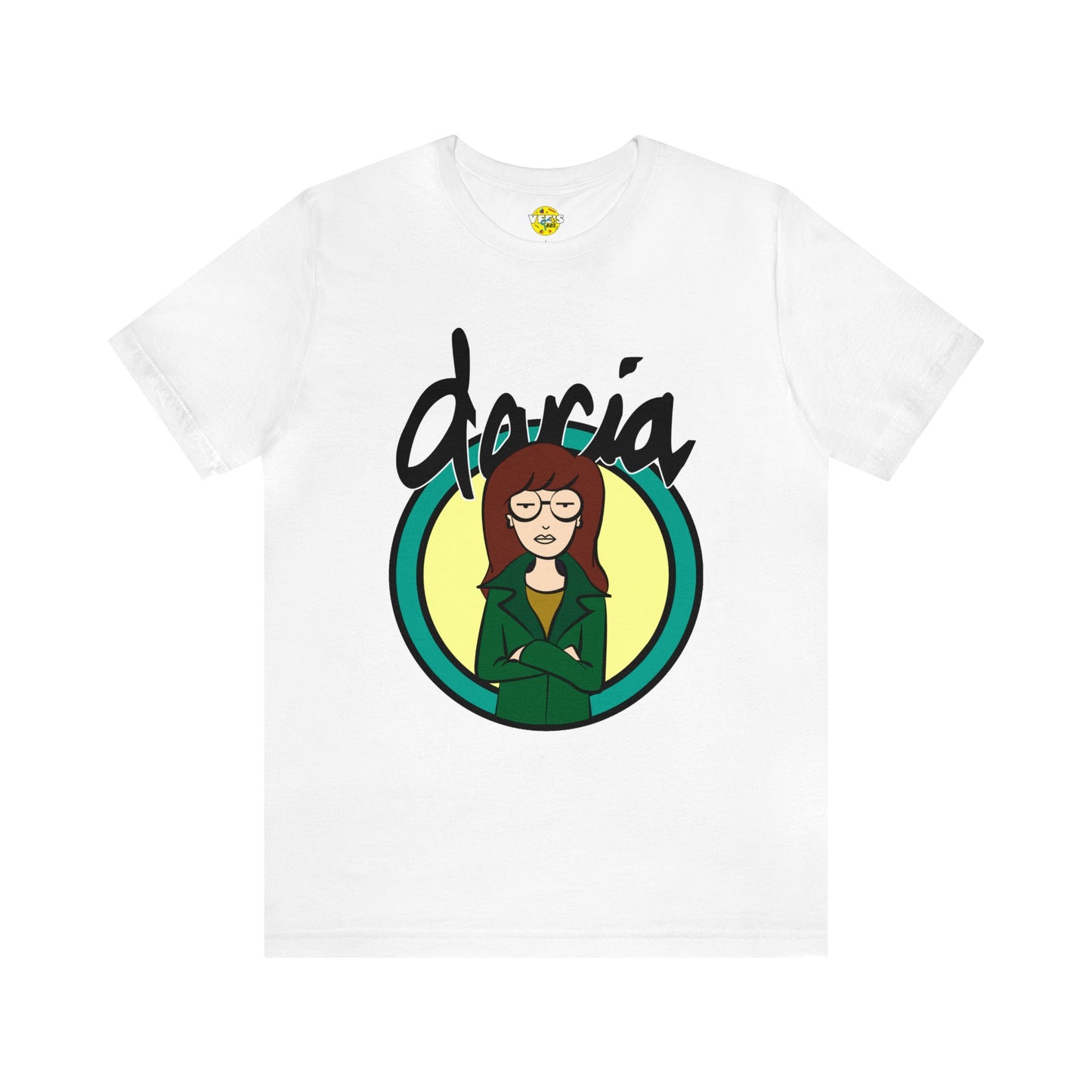 Daria Morgendorffer Short Sleeve T-Shirt - Vintage MTV Cartoon Shirt for Retro Fans