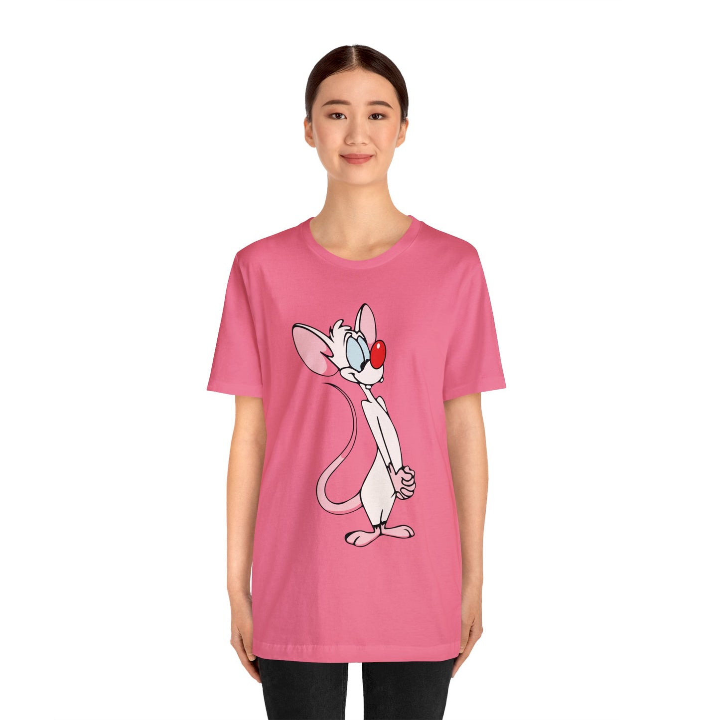 Pinky & The Brain Graphic Tee - Classic Nostalgic Vintage Cartoon Graphic Tshirt - Valentines Day Animated Series Companion Shirt