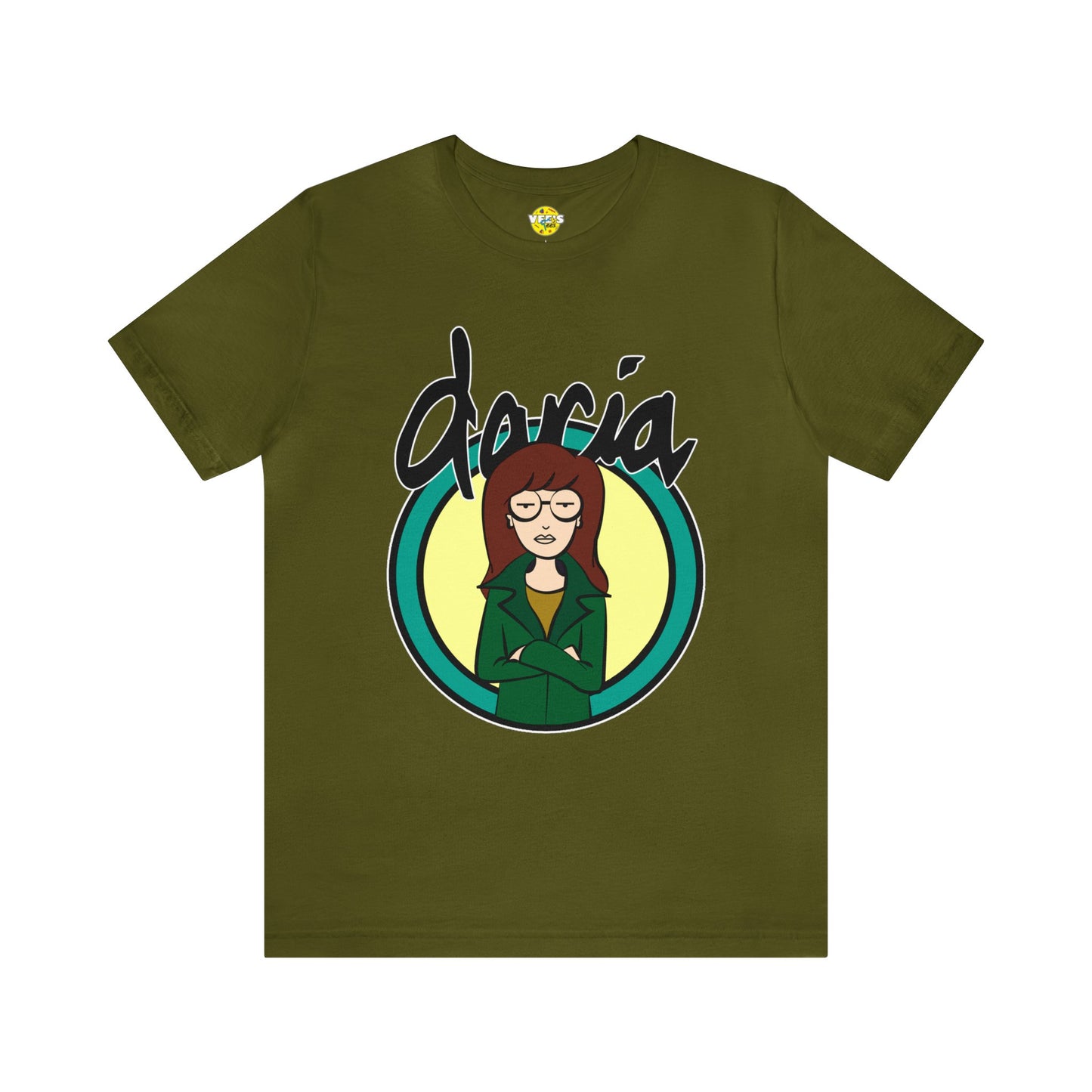 Daria Morgendorffer Short Sleeve T-Shirt - Vintage MTV Cartoon Shirt for Retro Fans