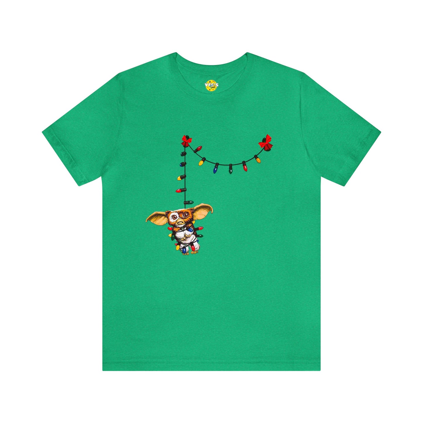 Christmas Gremlin tshirt - Gizmo! Christmas Lights - Gremlin Christmas Lights - Holiday Gremlin - Mogwai tshirt