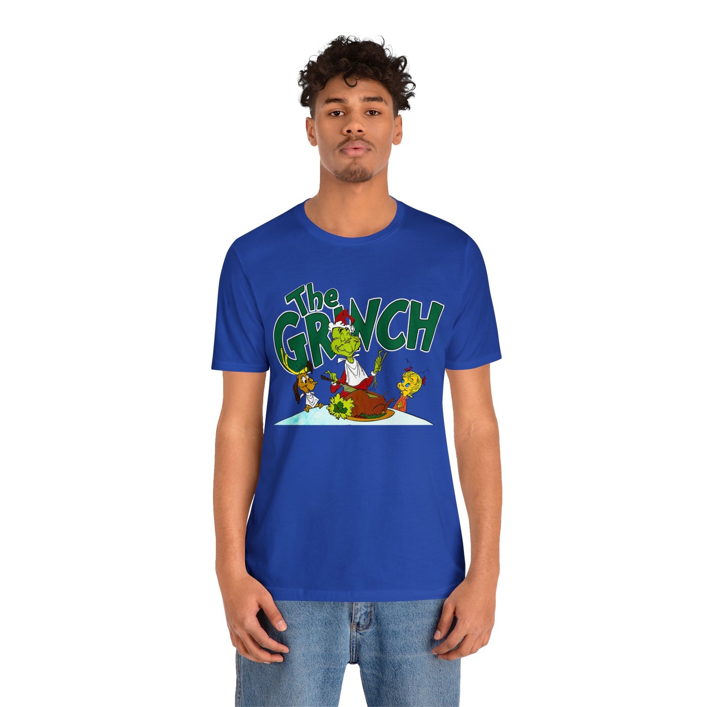 The Grinch cartoon tshirt - The Grinch Christmas table tshirt - Holiday Grinch Christmas table tshirt - Christmas Grinch dinner tshirt